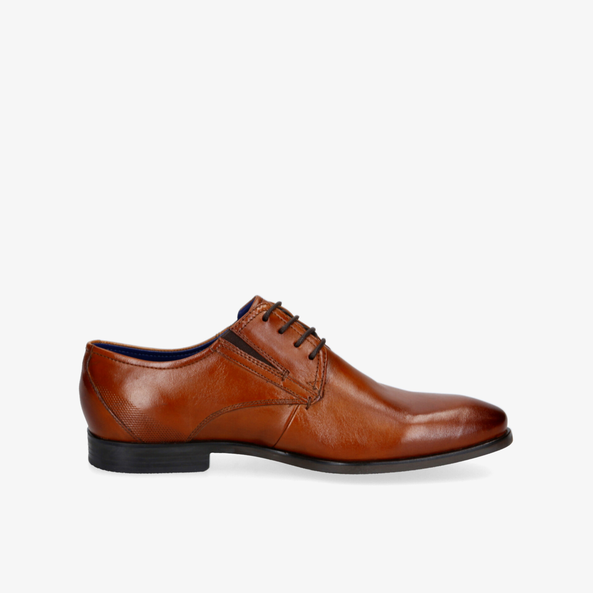 Eleganter brauner Lederschuh in klassischem Design. Ideal für formelle Anlässe und Büro. Komfort und Stil vereint.