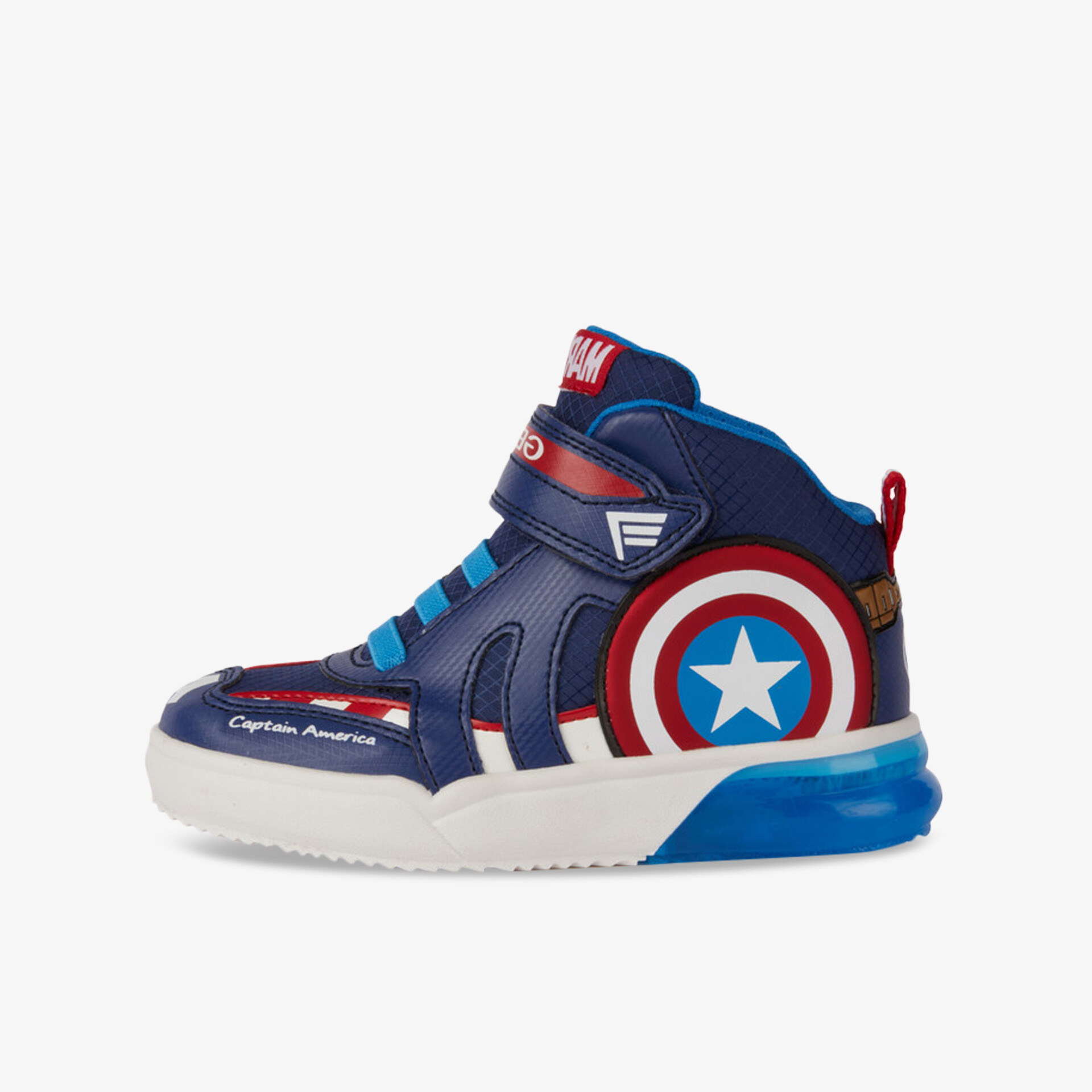 Sportlicher Sneaker im coolen Design mit Seitenansicht und auffälligen Details, ideal für Komfort und Stil.