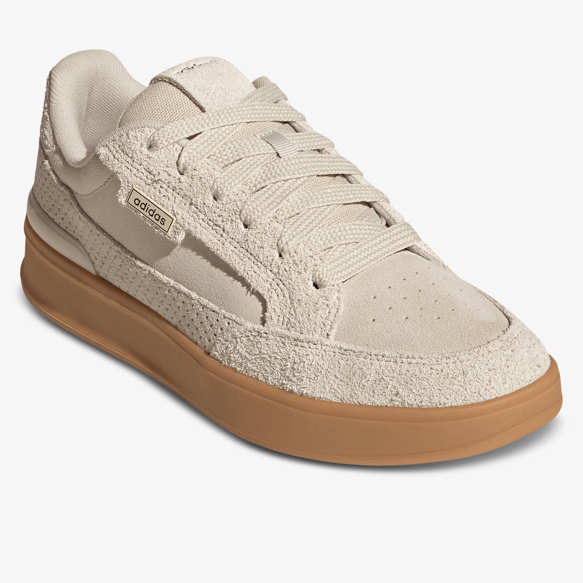 Schuh mit hochwertigem Wildleder, gepolstertem Einstieg und rutschfester Gummisohle für besten Tragekomfort