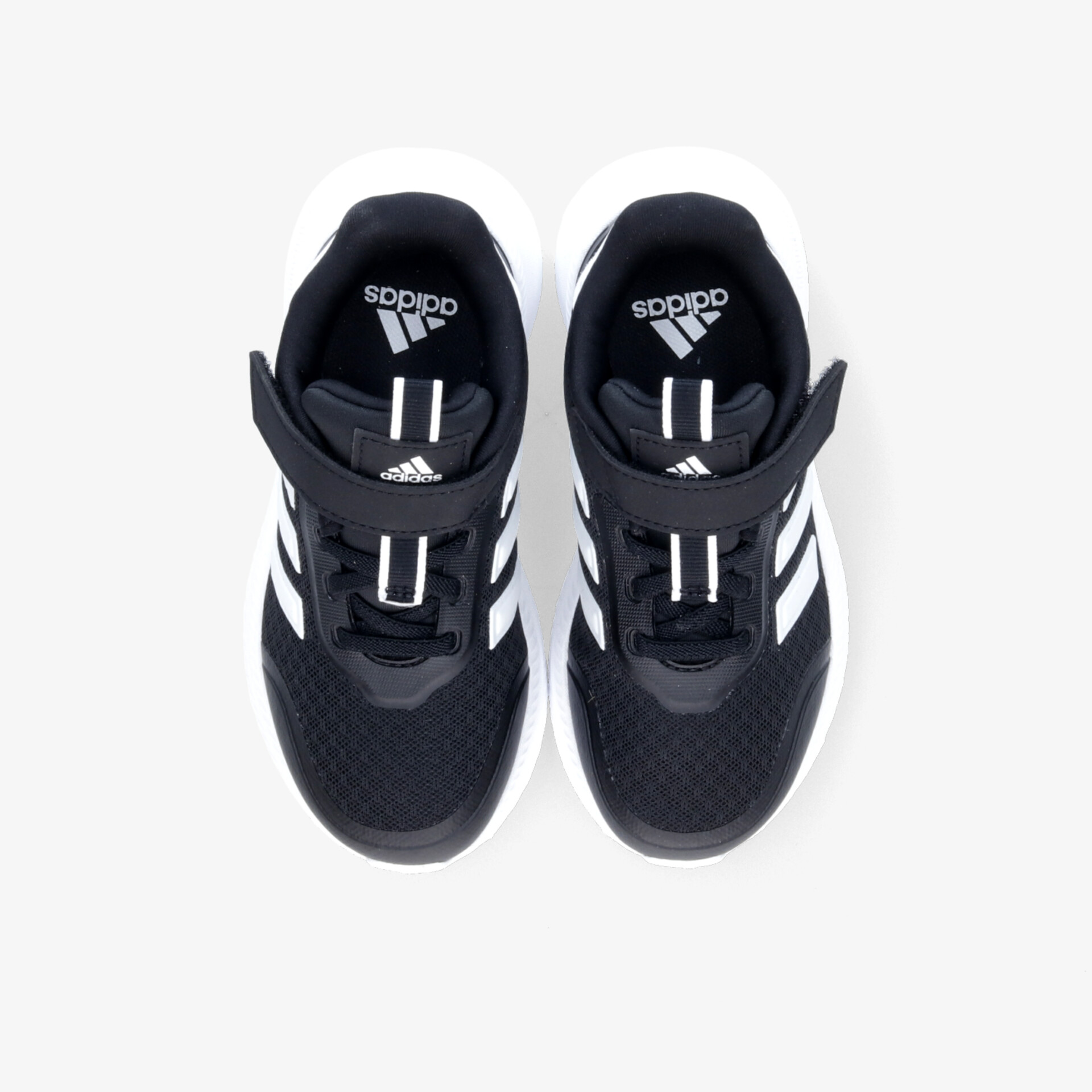 Leichte und komfortable schwarze Sportschuhe mit weißem Streifenmuster, rutschfeste Sohle und flexibler Schnürung