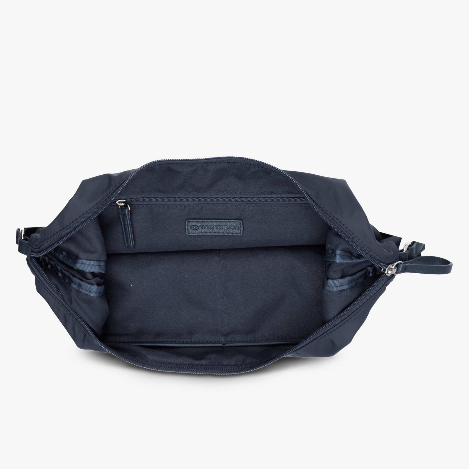 Robuste und kompakte Tasche mit großem Innenfach und zwei Reißverschlüssen für einfache Organisation