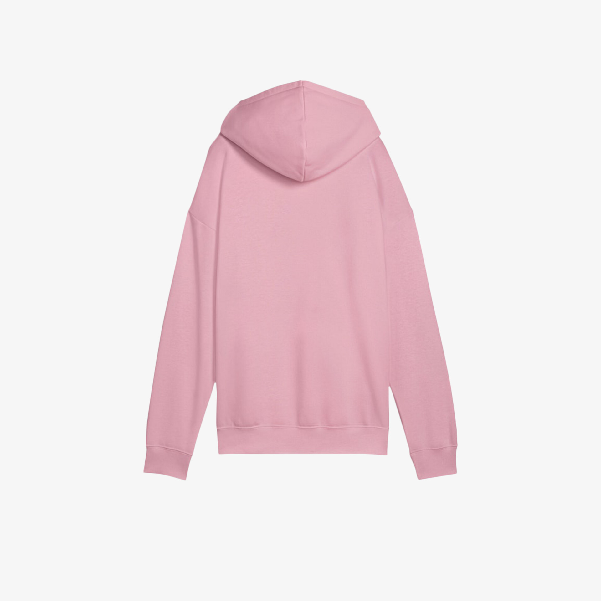 Rosa Kapuzenpullover Rückansicht, schlichtes Design, langärmlig, gemütlich und komfortabel für den Alltag