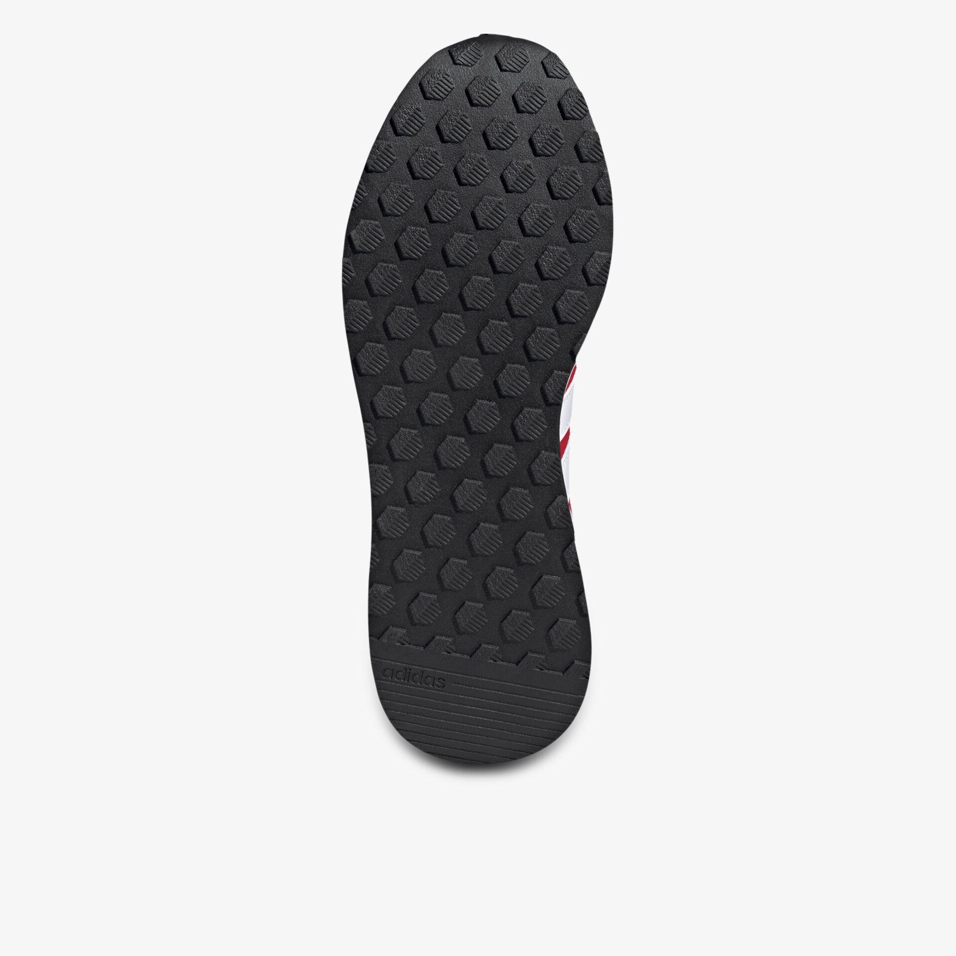 Robuste schwarze Schuhsohle mit rutschfestem, griffigem Profil für sicheren Halt und hohe Langlebigkeit