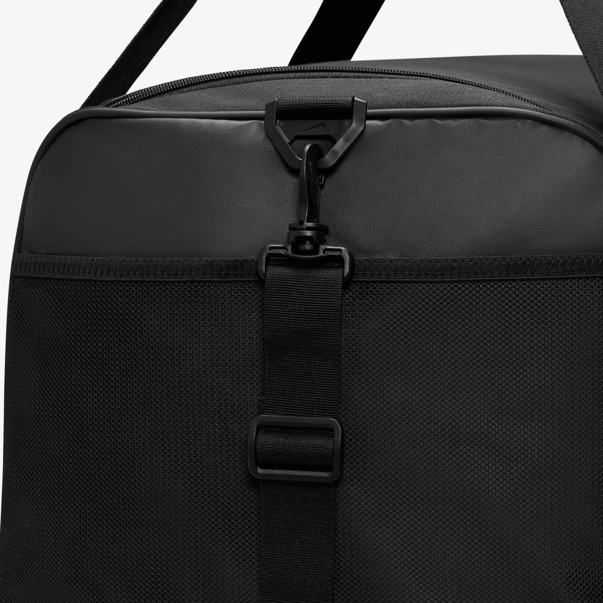 Elegante, schwarze Reisetasche mit robustem Verschluss, perfekt für stilvolle Reisen.