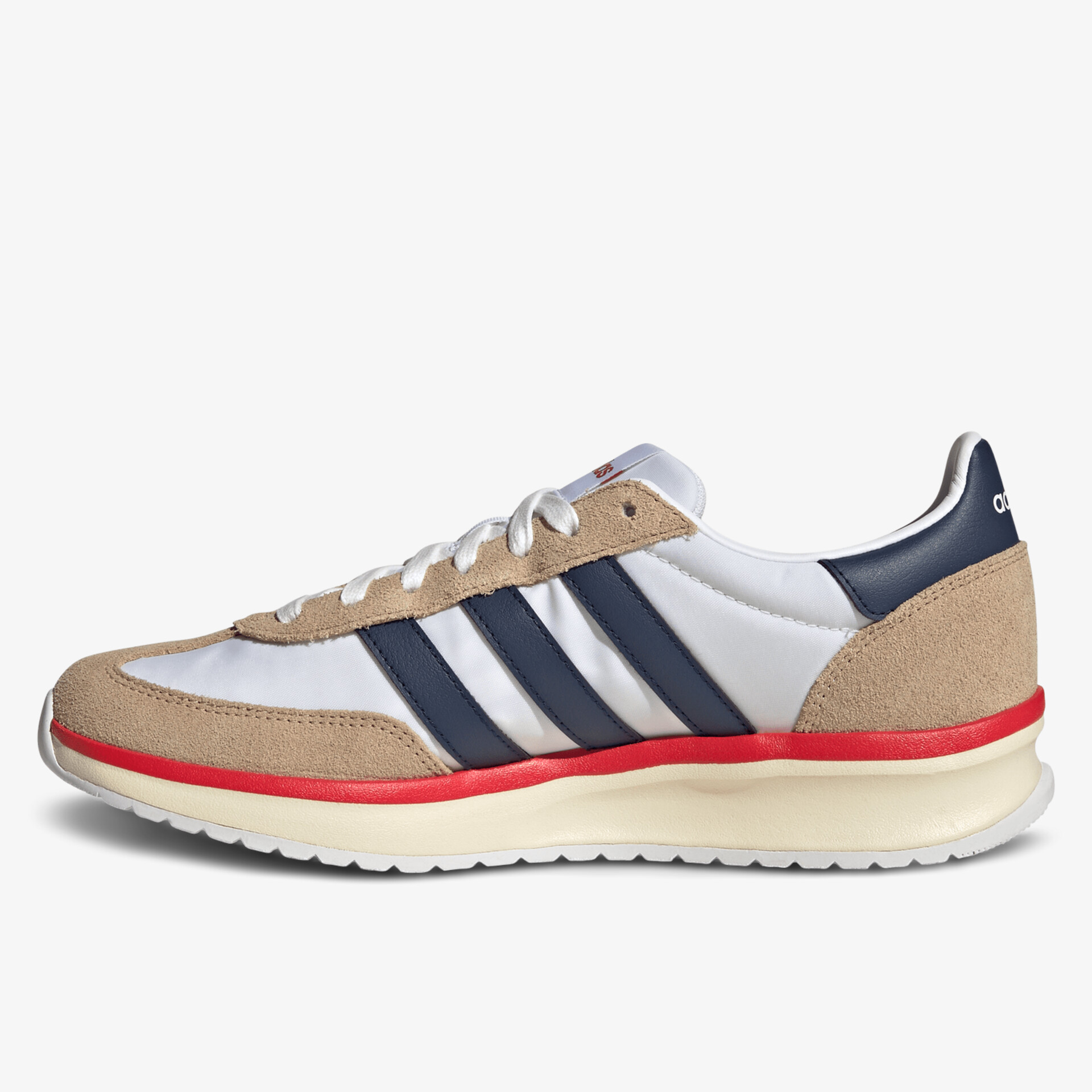 Leichter, modischer Sportschuh mit seitlichem Streifenmuster, bequemer Passform und atmungsaktiven Materialien