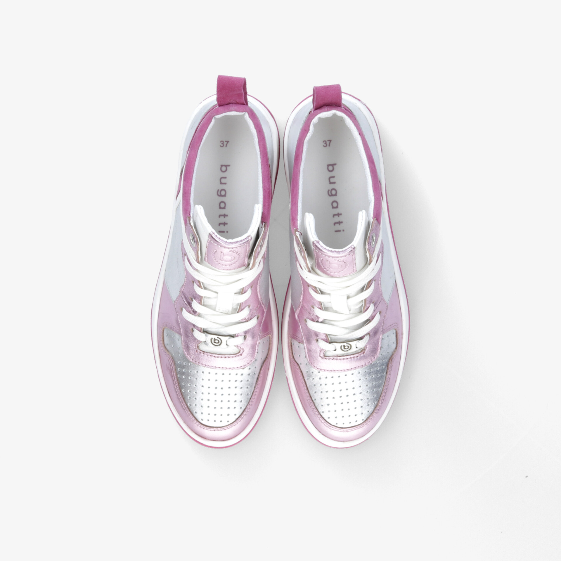 Moderne pinke Sneaker mit stilvollem Design und bequemer Passform, ideal für sportlich-schicke Outfits.