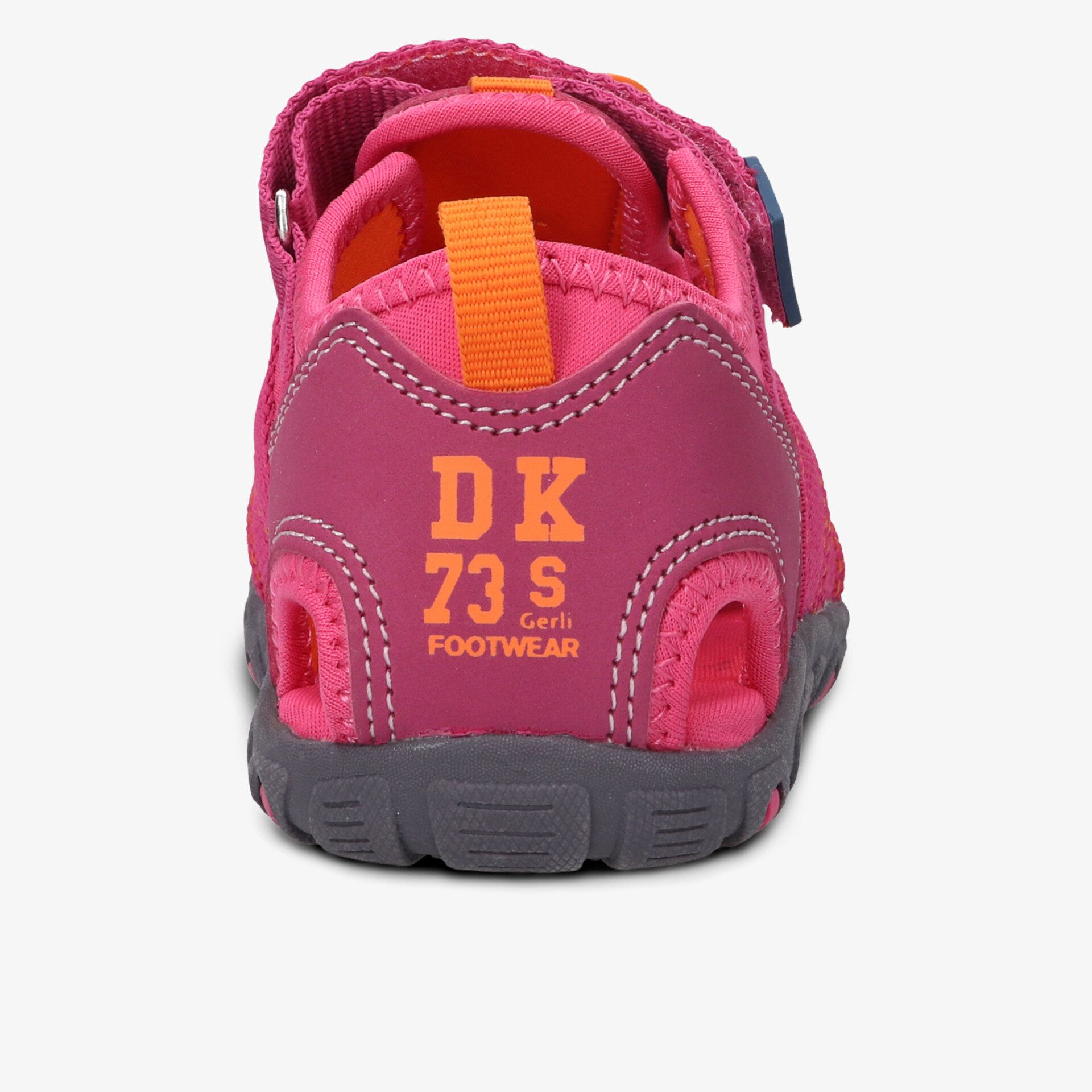 Rückansicht robuster, atmungsaktiver Schuh mit komfortablem Verschluss und stabiler Laufsohle