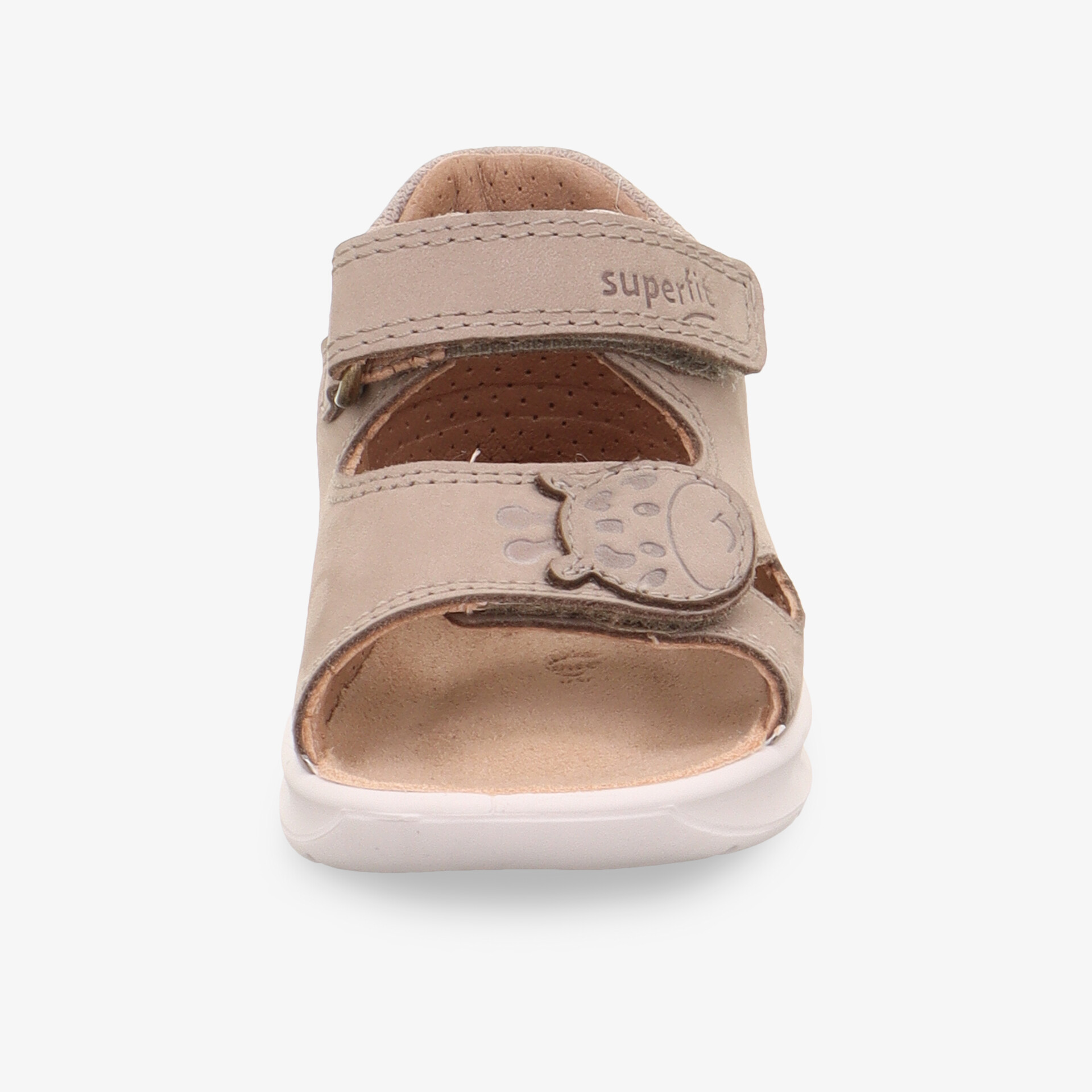 Bequemer offener Schuh mit flexiblem Klettverschluss und hochwertigem Material für optimalen Tragekomfort