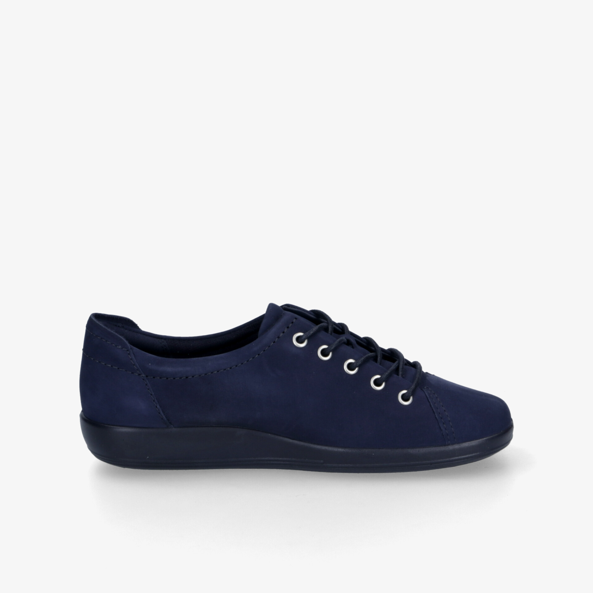 Leichter und komfortabler dunkelblauer Schuh mit flexibler und rutschfester Sohle, sportliches Design
