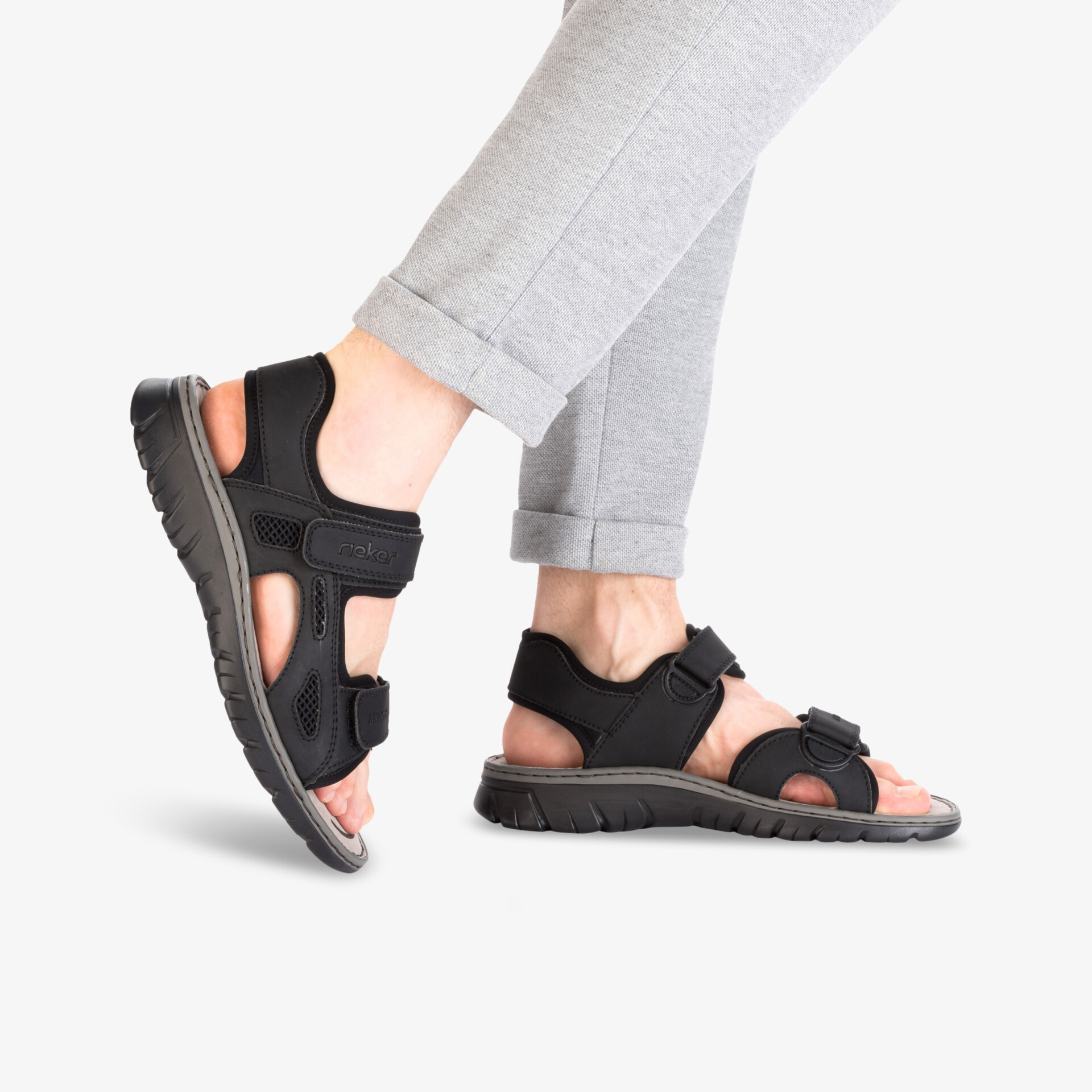 Bequeme Sandalen mit verstellbaren Riemen und rutschfester Sohle, ideal für langanhaltenden Komfort und Stabilität