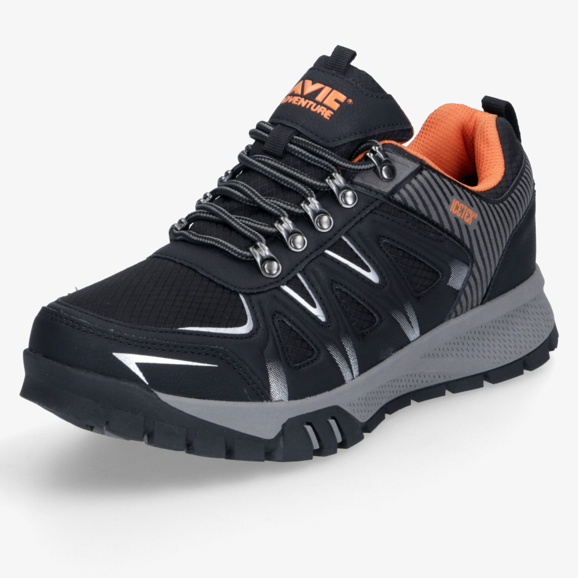 Sportlicher Wanderschuh mit robuster Sohle und gepolstertem Innenfutter für hohen Tragekomfort