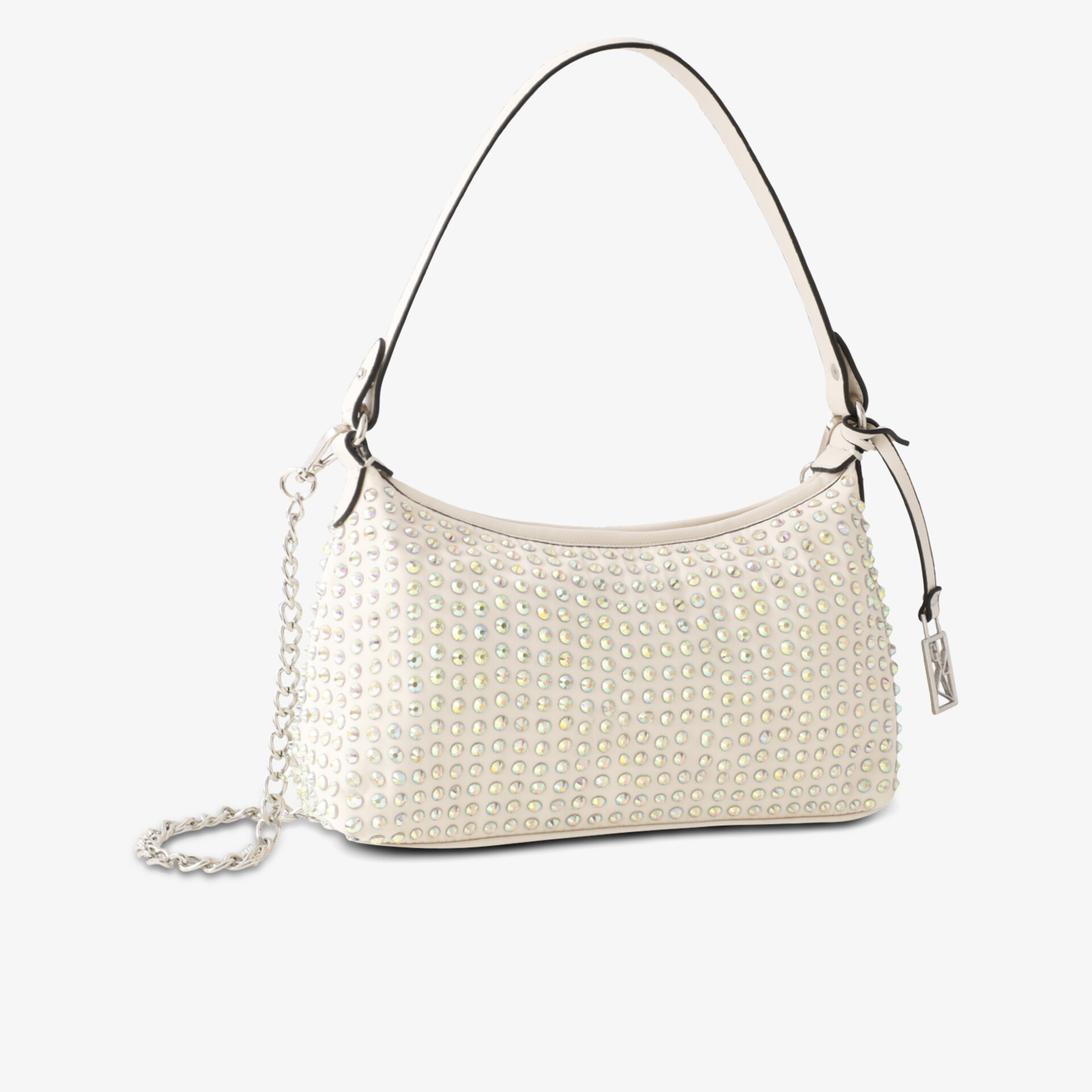 Kleine elegante Umhängetasche mit feinem Material und praktischem Tragegriff, stilvoll und kompakt