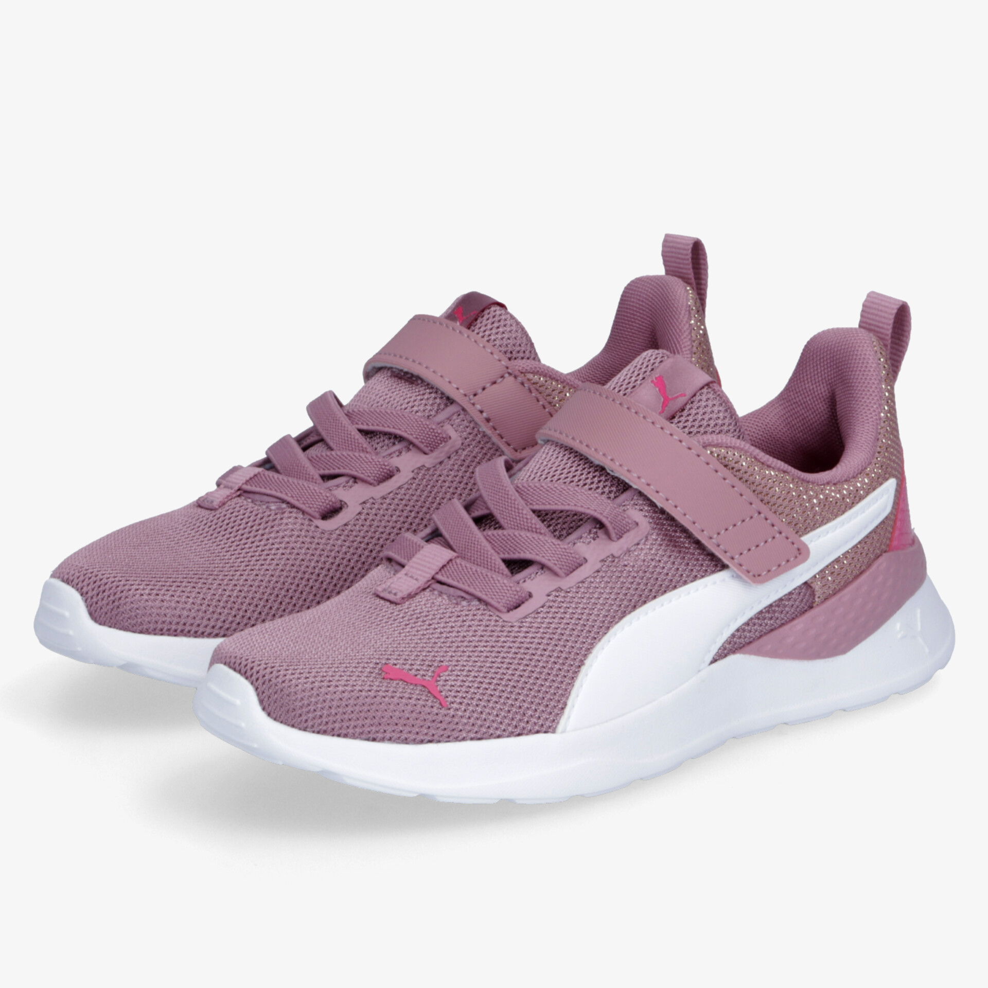 Rosa Sportschuhe aus atmungsaktivem Mesh mit robuster, rutschfester Sohle, ideal für sportliche Aktivitäten