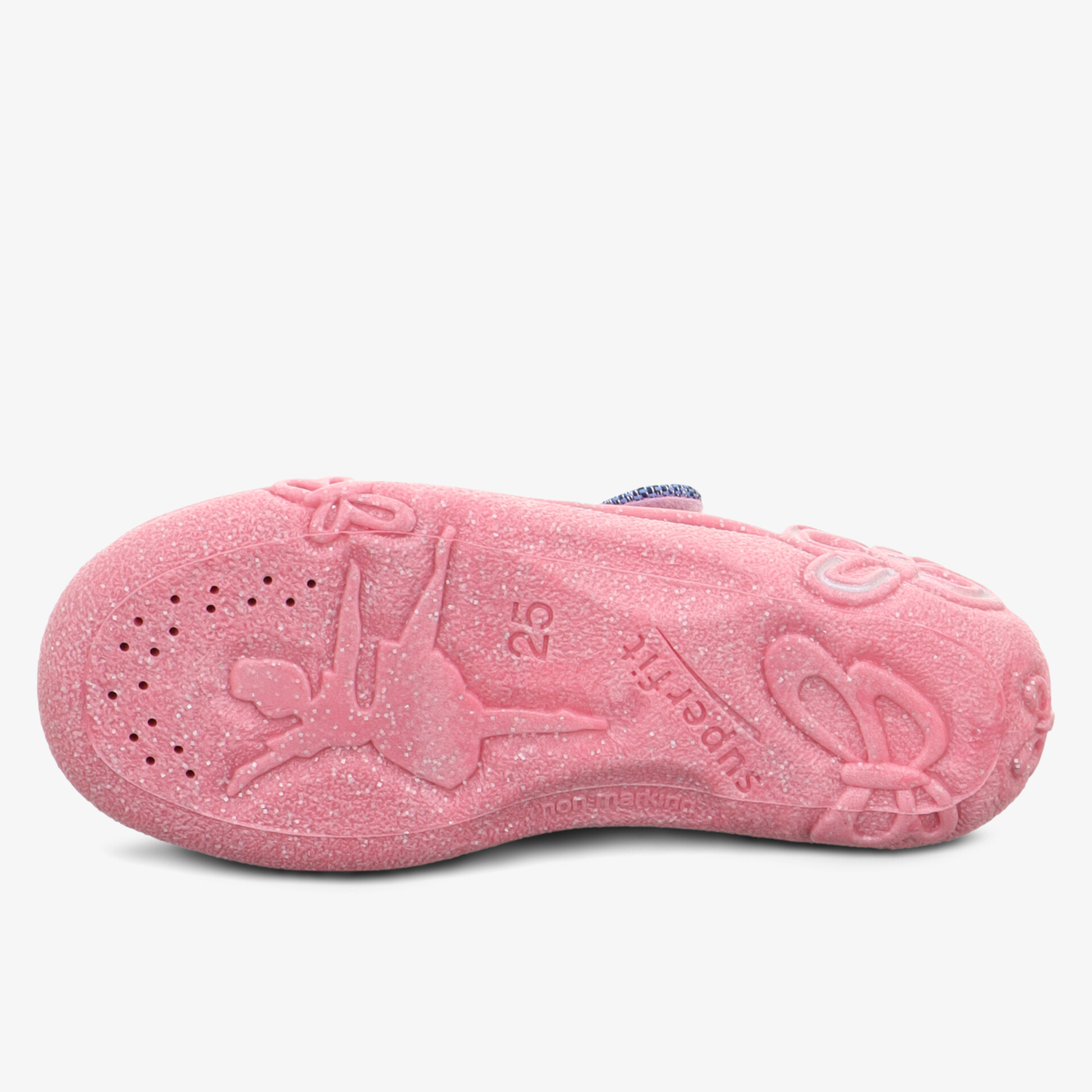 Flexible rosa Sohle für sicheren Halt und maximalen Komfort bei jedem Schritt