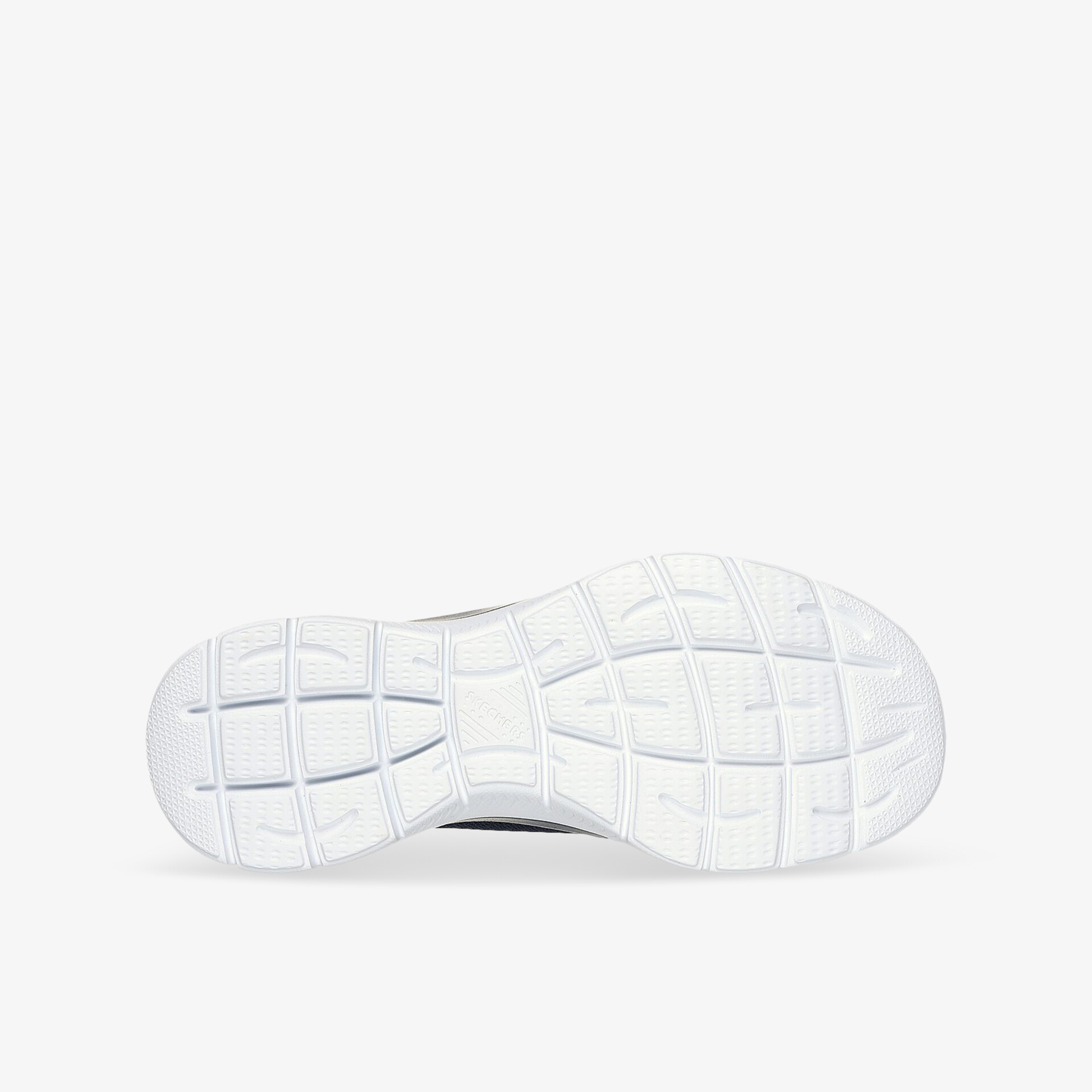 Weiße Schuhsohle mit rutschfestem Profil für optimalen Halt und hohe Flexibilität