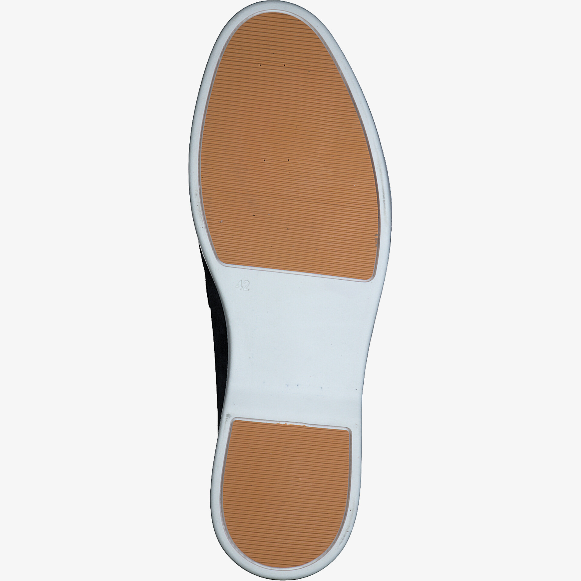 Robuste und rutschfeste Schuhsohle aus flexiblem Material für hohen Tragekomfort und sicheren Halt