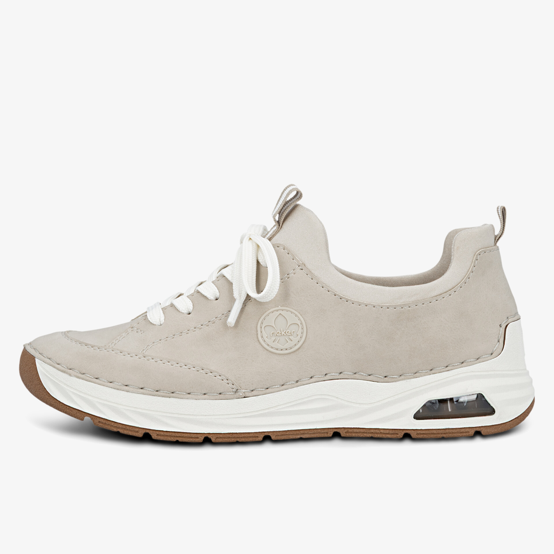 Leichter und bequemer Sneaker mit atmungsaktivem Obermaterial, rutschfester Sohle und modernem Design in neutraler Farbe