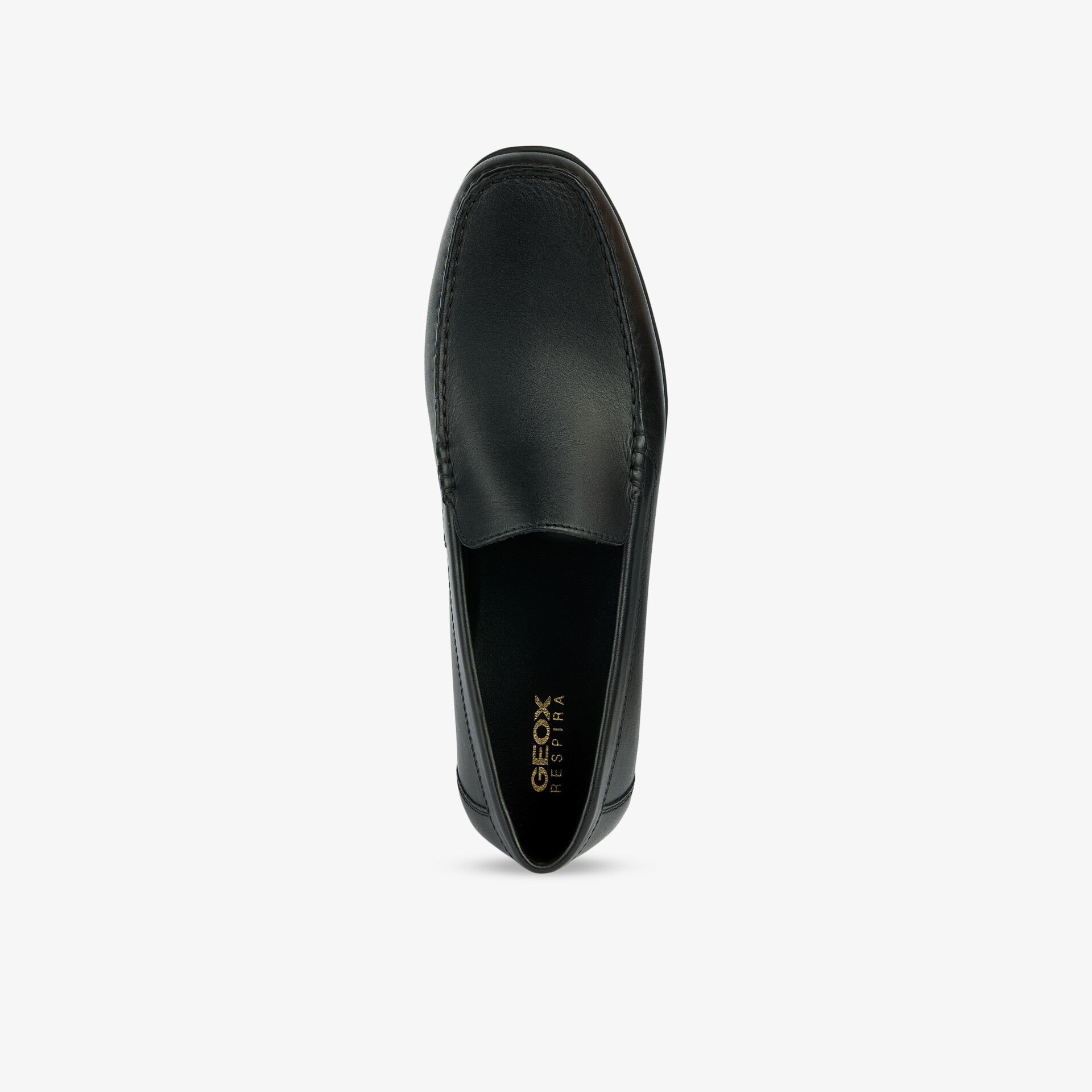 Eleganter schwarzer Schuh mit Lederoptik und klassischem Design, perfekt für jeden Anlass.