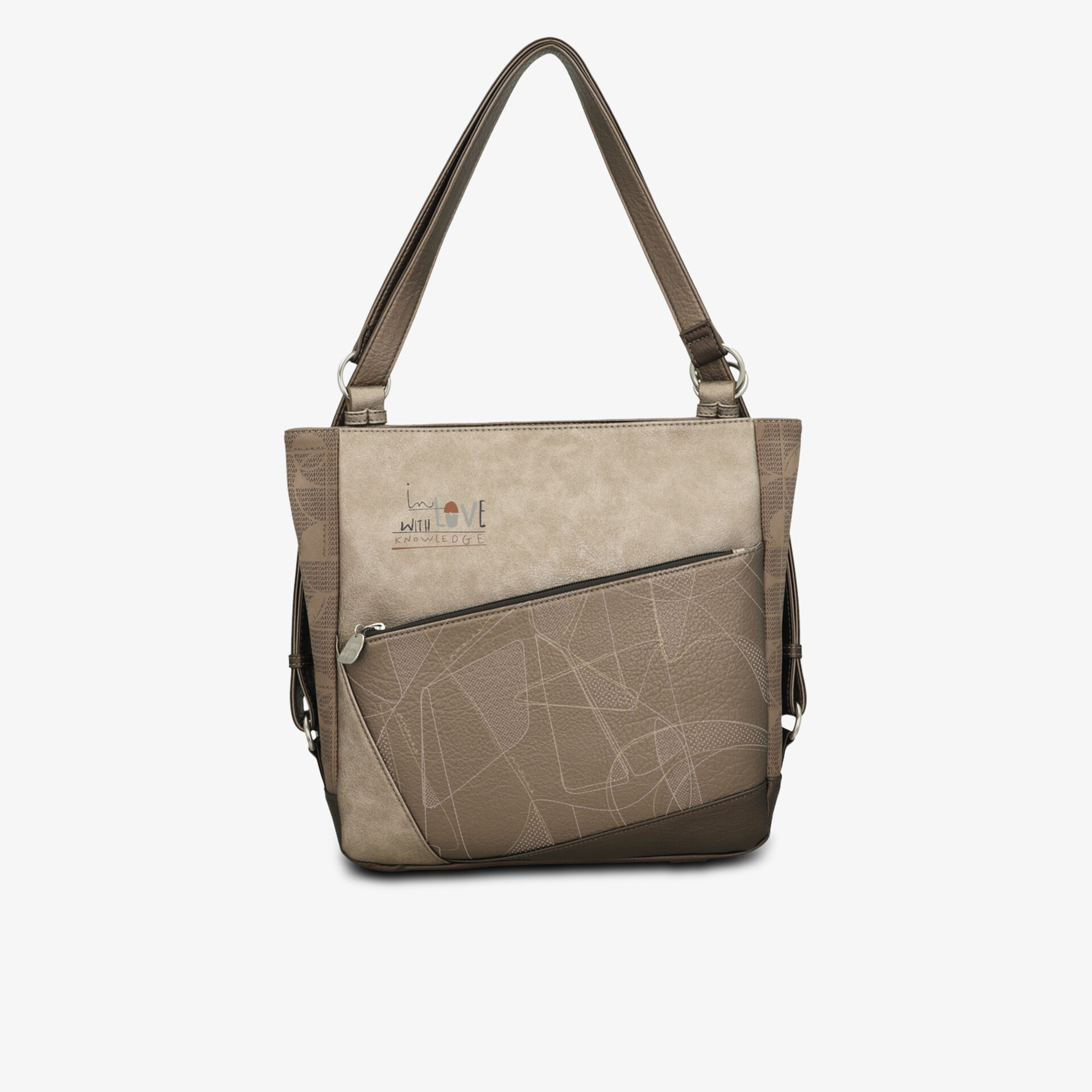 Elegante, geräumige Tasche mit strapazierfähigem Material und praktischer Außentasche für leichten Tragekomfort