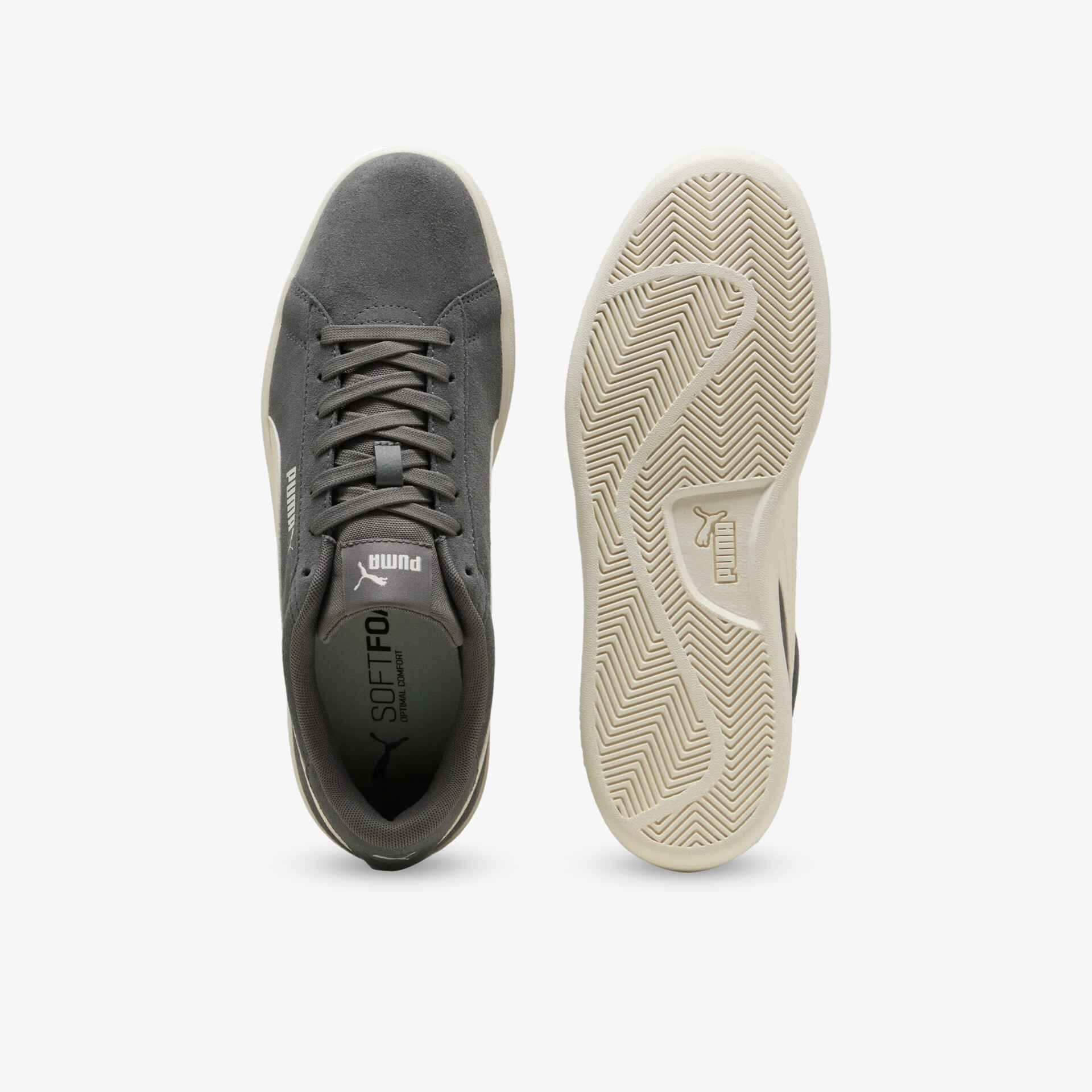 Moderner schwarzer Sneaker mit bequemer Passform, rutschfester Sohle und sportlichem Design von vorne sichtbar