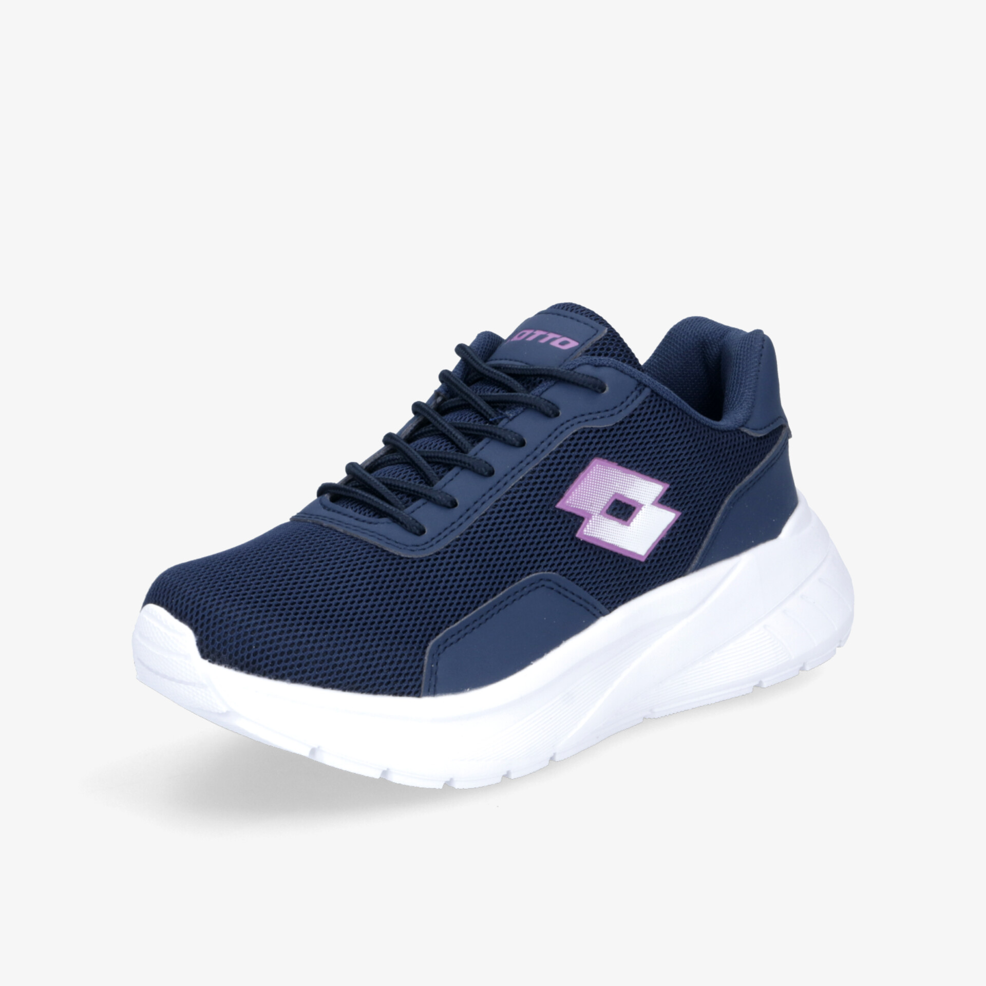 Moderner blauer Sportschuh mit weißer Sohle, atmungsaktiv und leichter Komfort für vielseitigen Einsatz