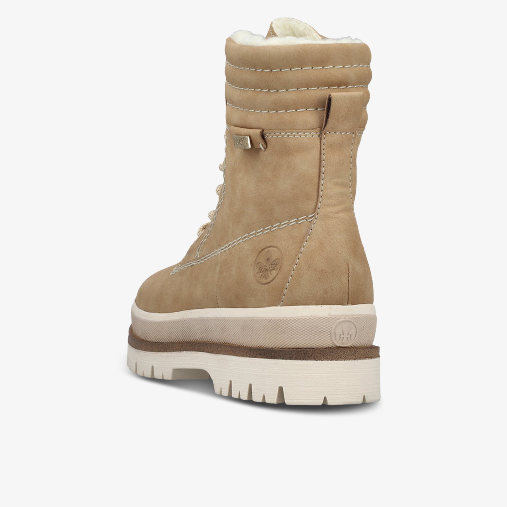 Warmer und robuster Winterstiefel mit profilierter Sohle und bequemer Schnürung für optimalen Halt