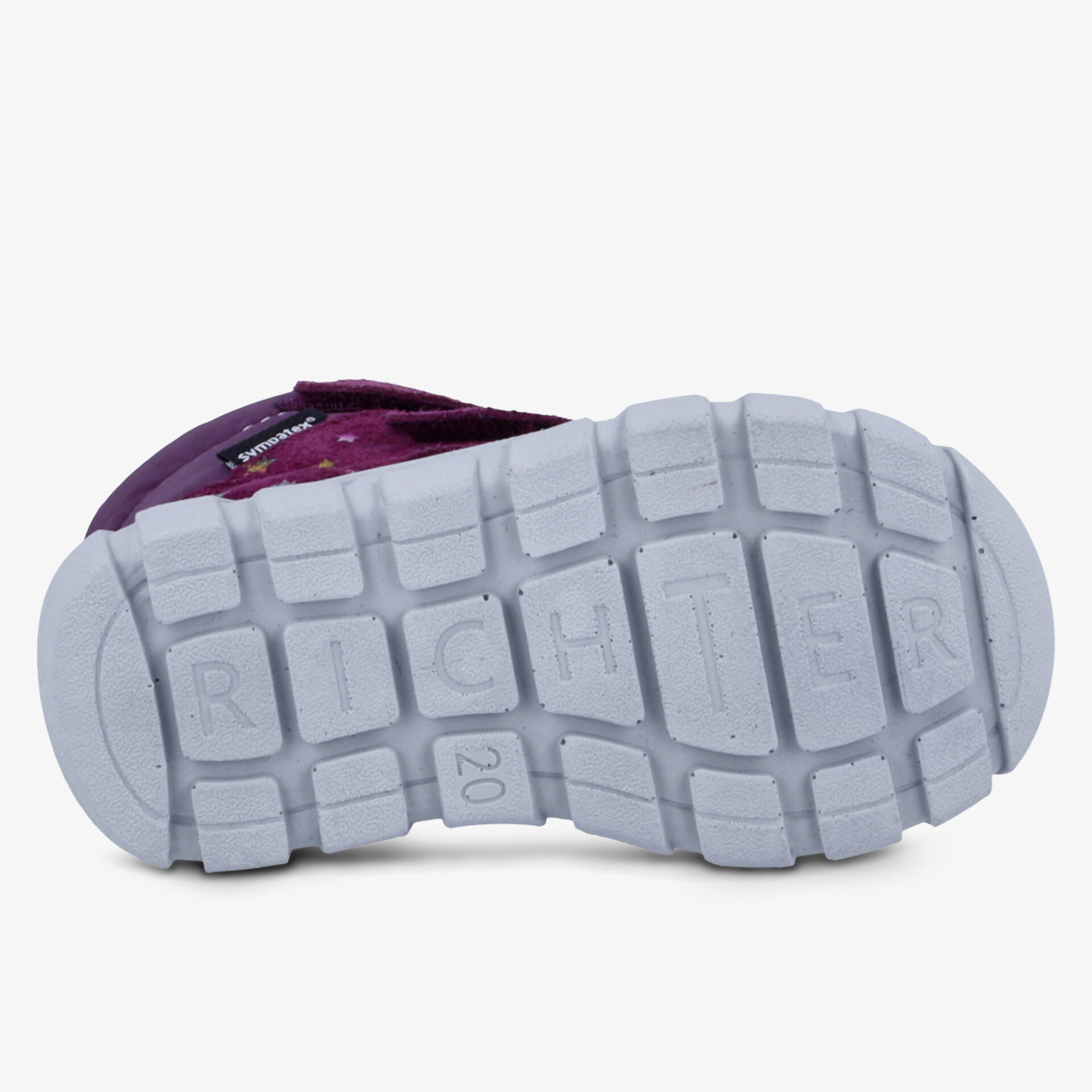 Robuste rutschfeste Kinderschuh-Sohle mit flexiblem Profil für sicheren Halt und Komfort