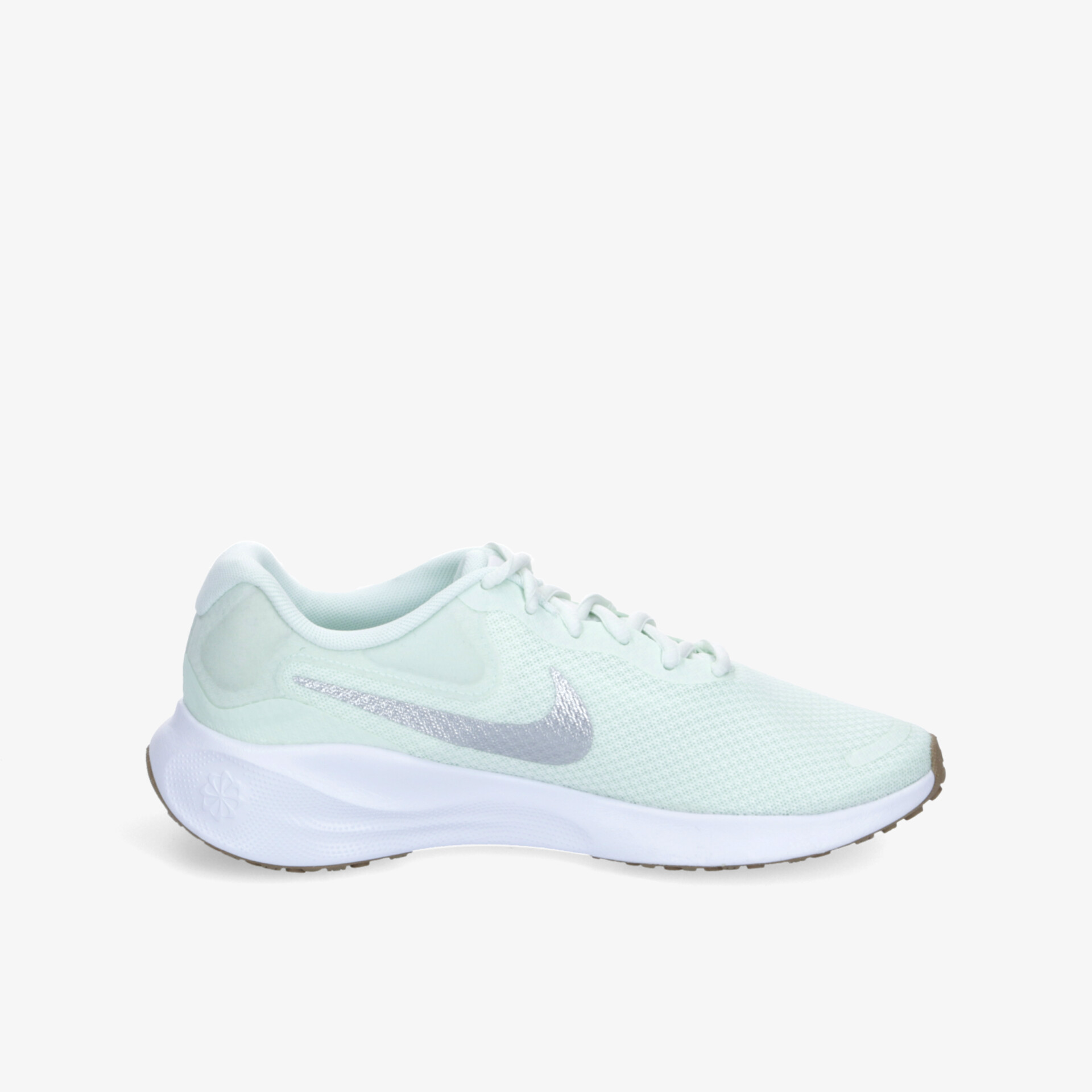 Leichter sportlicher Schuh in hellblau mit weißer Sohle, dynamisches Design und bequeme Passform, Seitenansicht