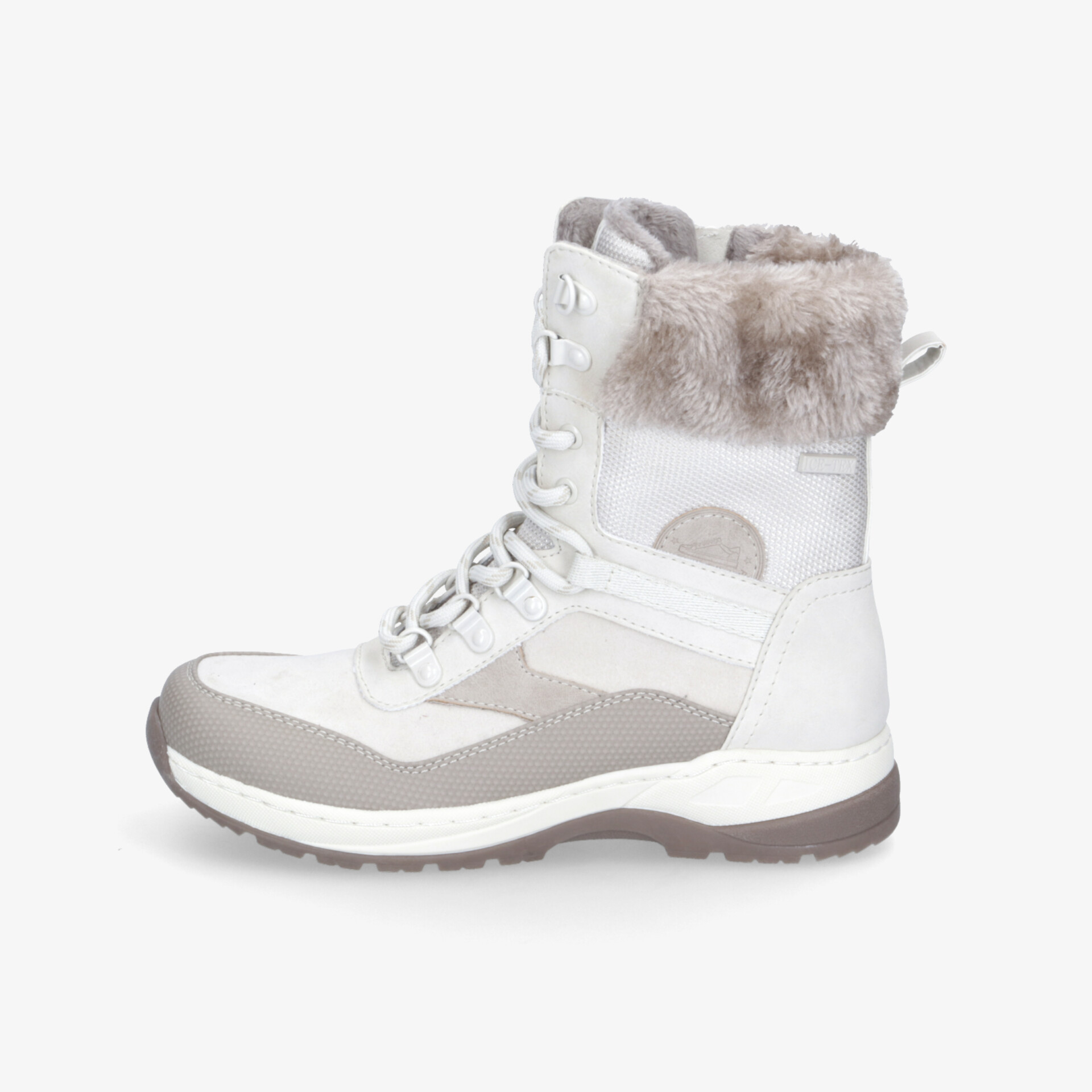 Warmer und gefütterter Winterschuh mit rutschfester Sohle und robustem Design, komfortabel für kalte Tage