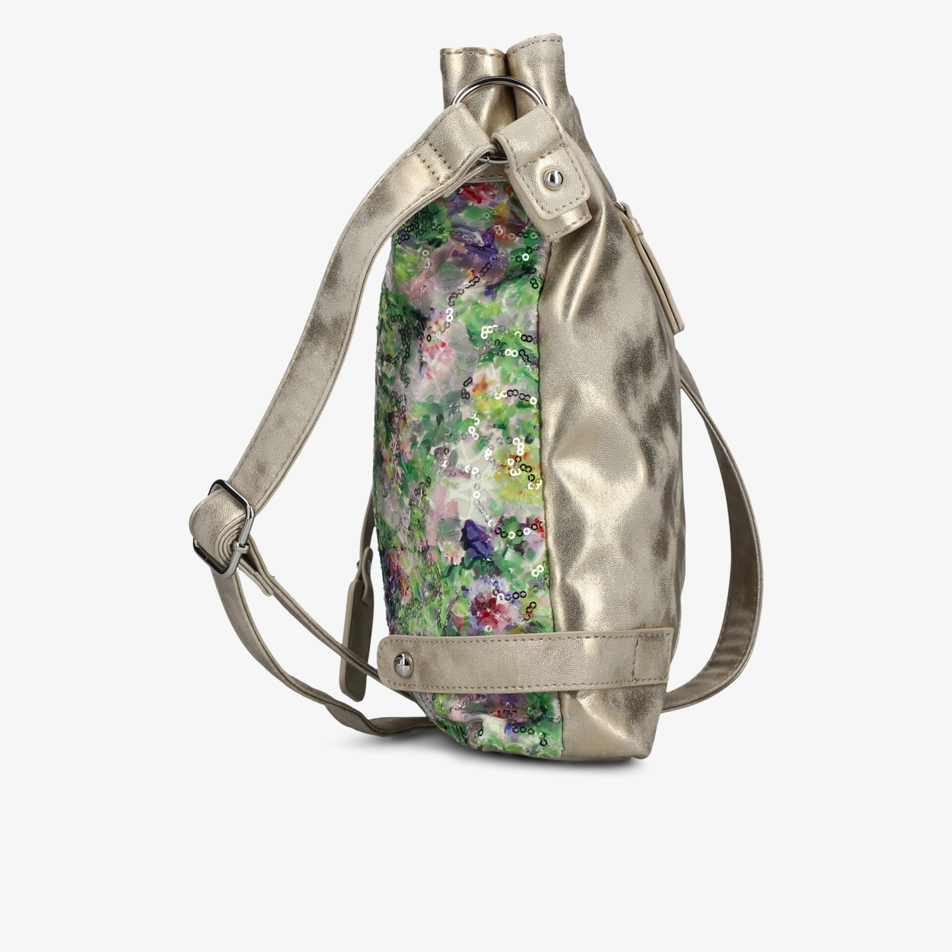 Elegante und praktische Tasche mit verstellbarem Gurt und modischem Blumendruck, kompakt und leicht tragbar