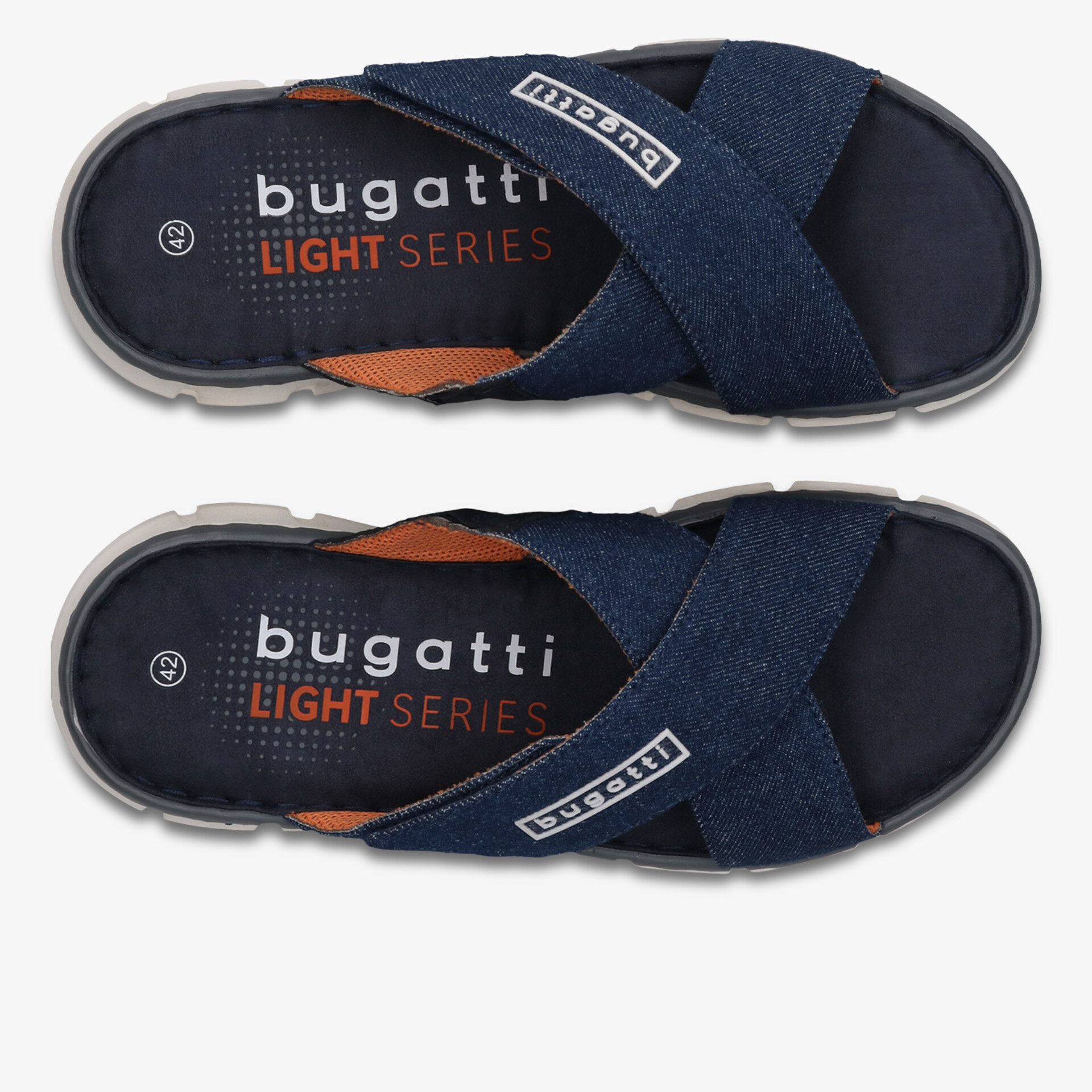 Stilvolle blaue Sandalen mit rutschfester Sohle und strapazierfähigem Obermaterial.