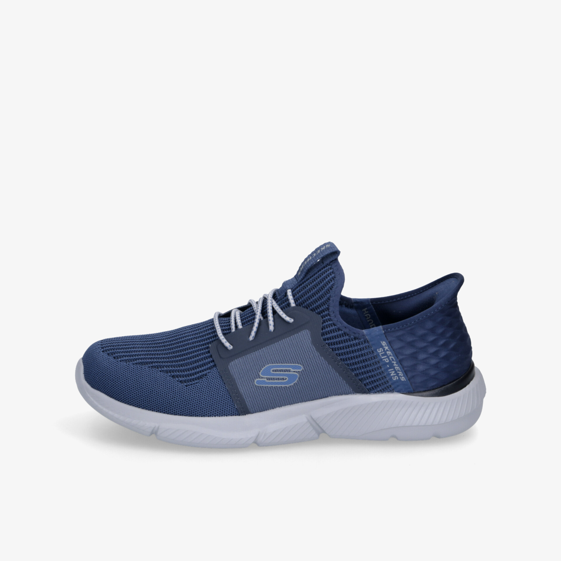 Leichter und flexibler blauer Sportschuh mit rutschfester Sohle und bequemer Passform, ideal für sportliche Aktivitäten