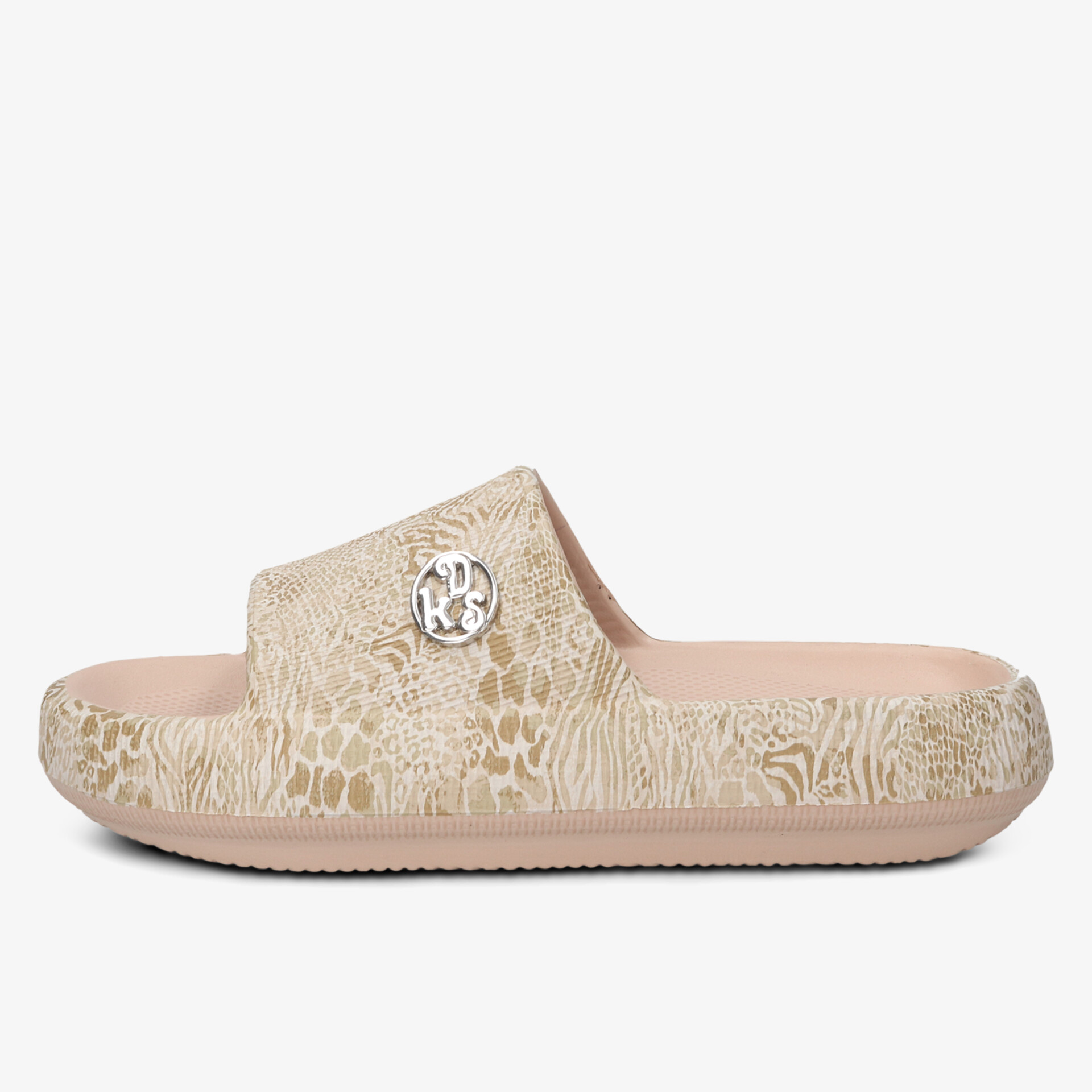 Bequemer, leichter und rutschfester Pantoletten-Slipper mit stilvollem Muster und robustem Design