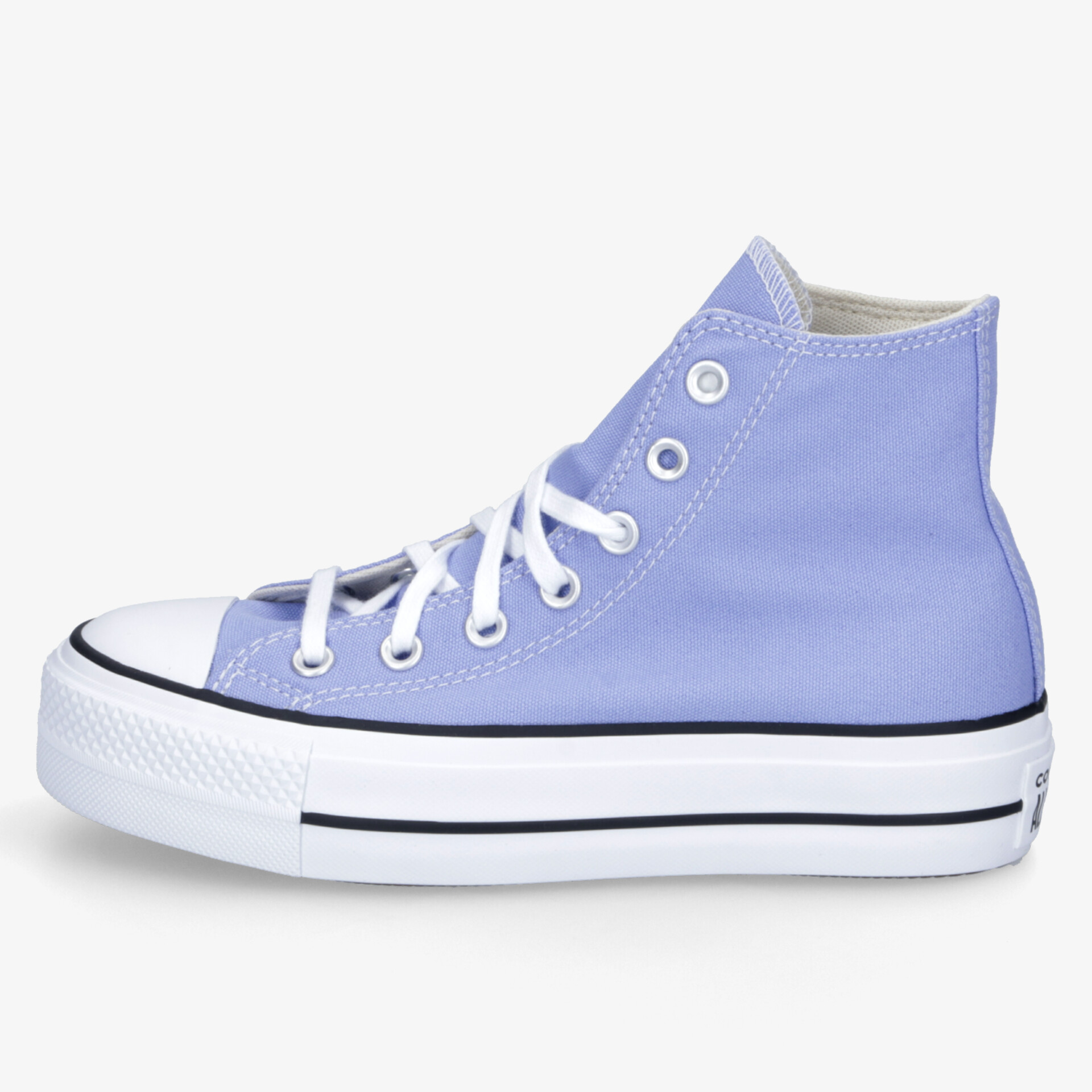 Stylischer lila High-Top-Sneaker mit bequemer Sohle und klassischem Schnürdesign für maximalen Tragekomfort.