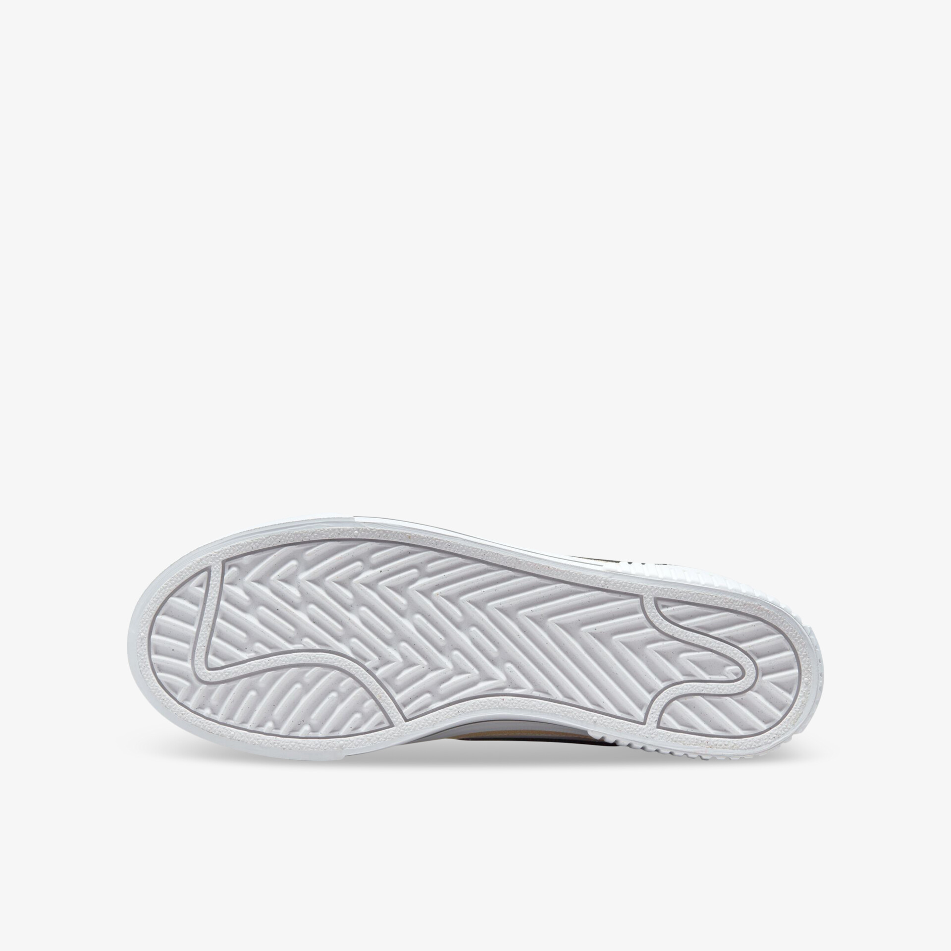 Robuste, rutschfeste weiße Sohle für optimalen Halt und Komfort.