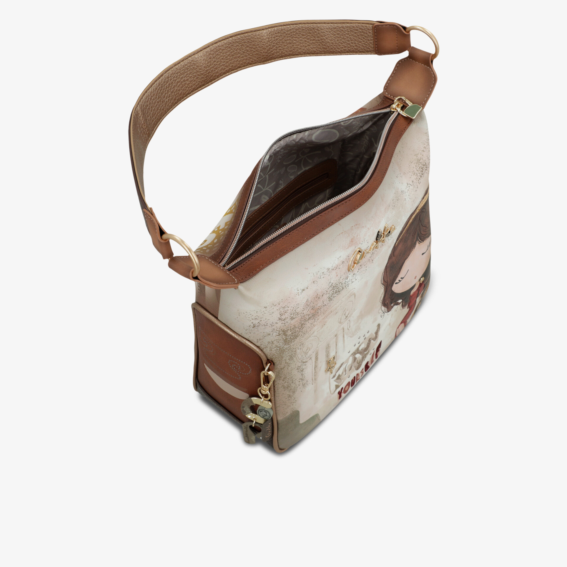 Moderne Schultertasche mit verstellbarem Gurt und stilvollem Design. Perfekt für den täglichen Gebrauch.