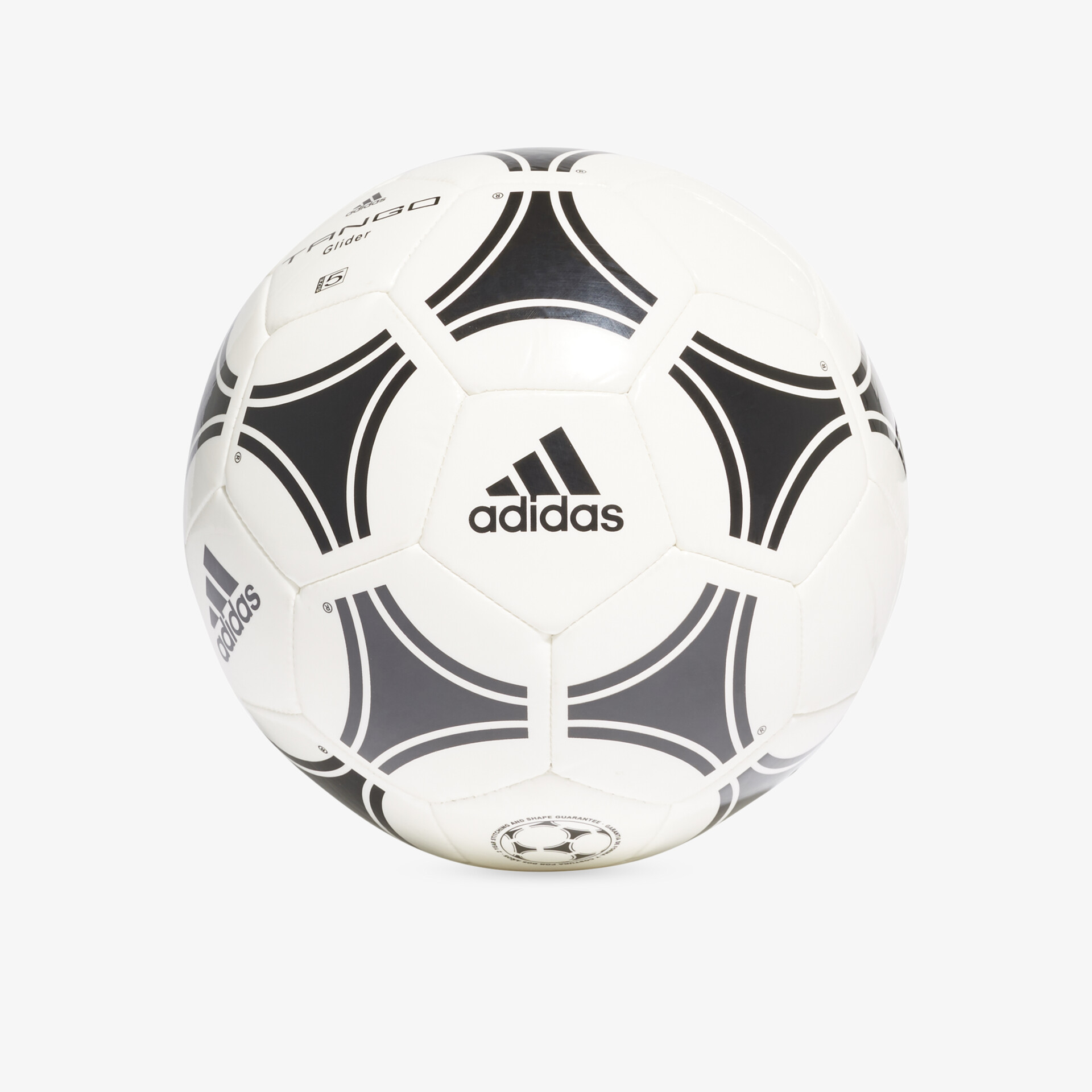 Adidas Fußball in schwarz-weiß mit klassischem Design, ideales Spielgerät für Training und Wettkampf