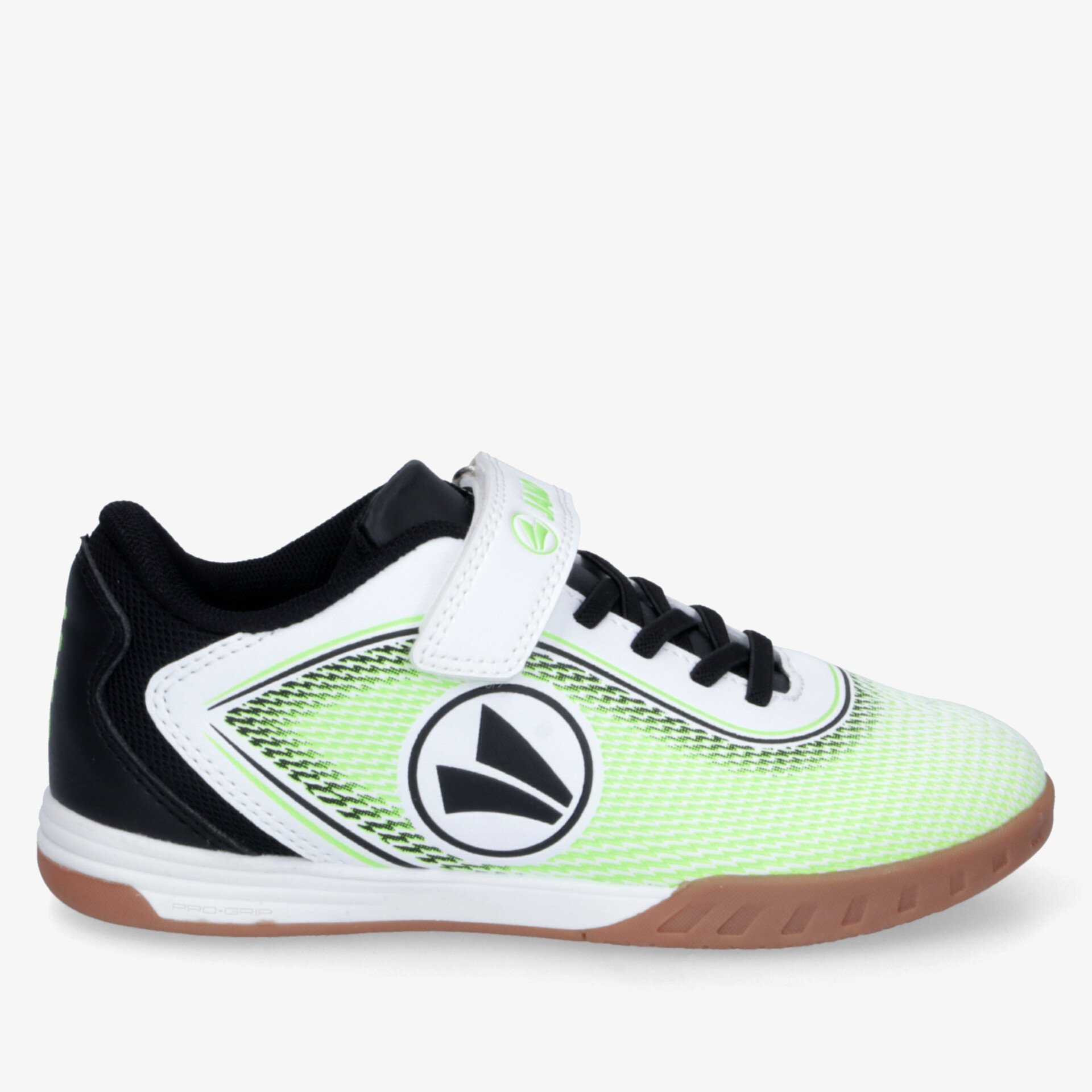 Sportlicher Schuh in leuchtendem Grün mit rutschfester Sohle, praktischem Klettverschluss und schnellem Schnürsystem