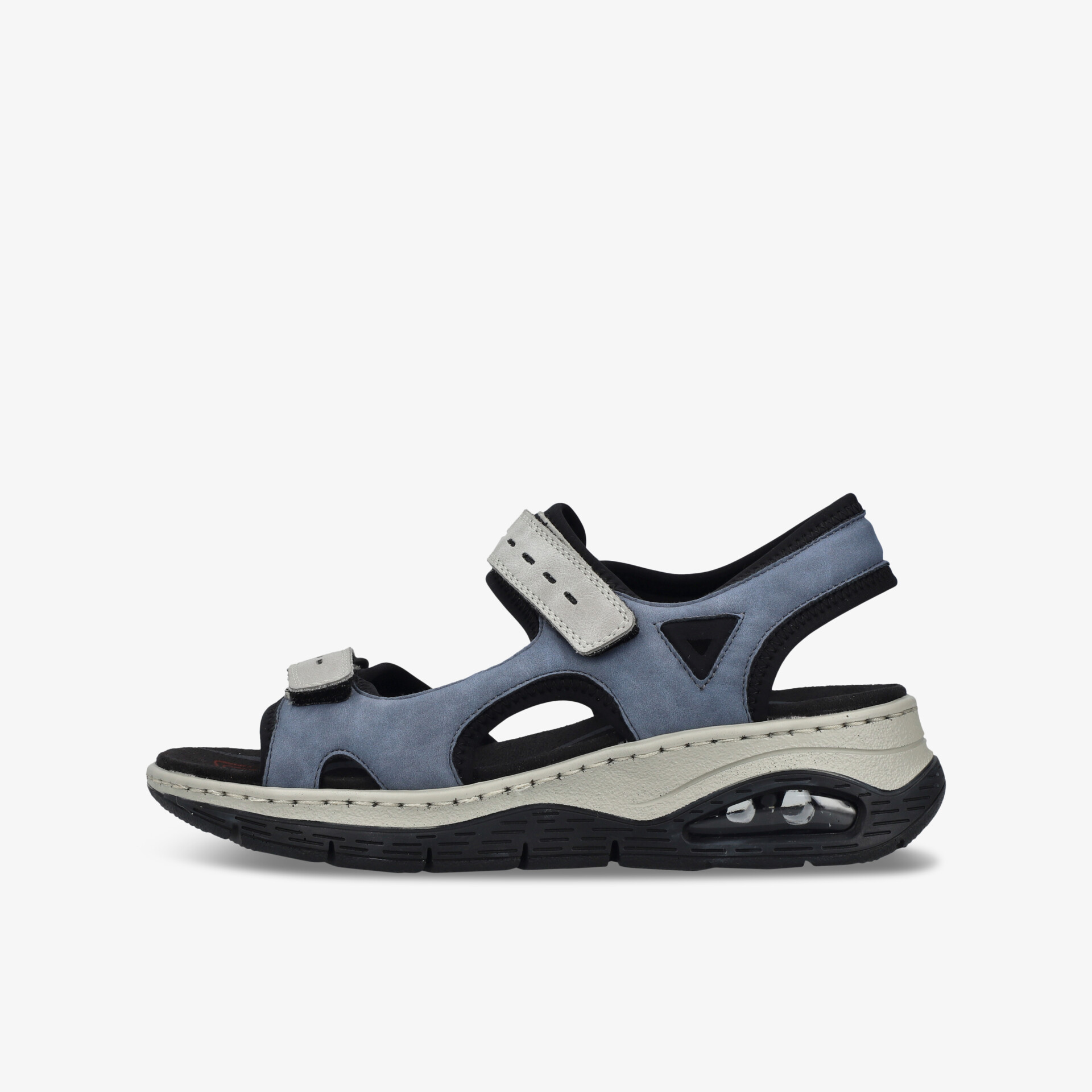 Sportliche Sandale mit verstellbaren Riemen, gepolsterter Sohle und rutschfestem Profil für hohen Tragekomfort
