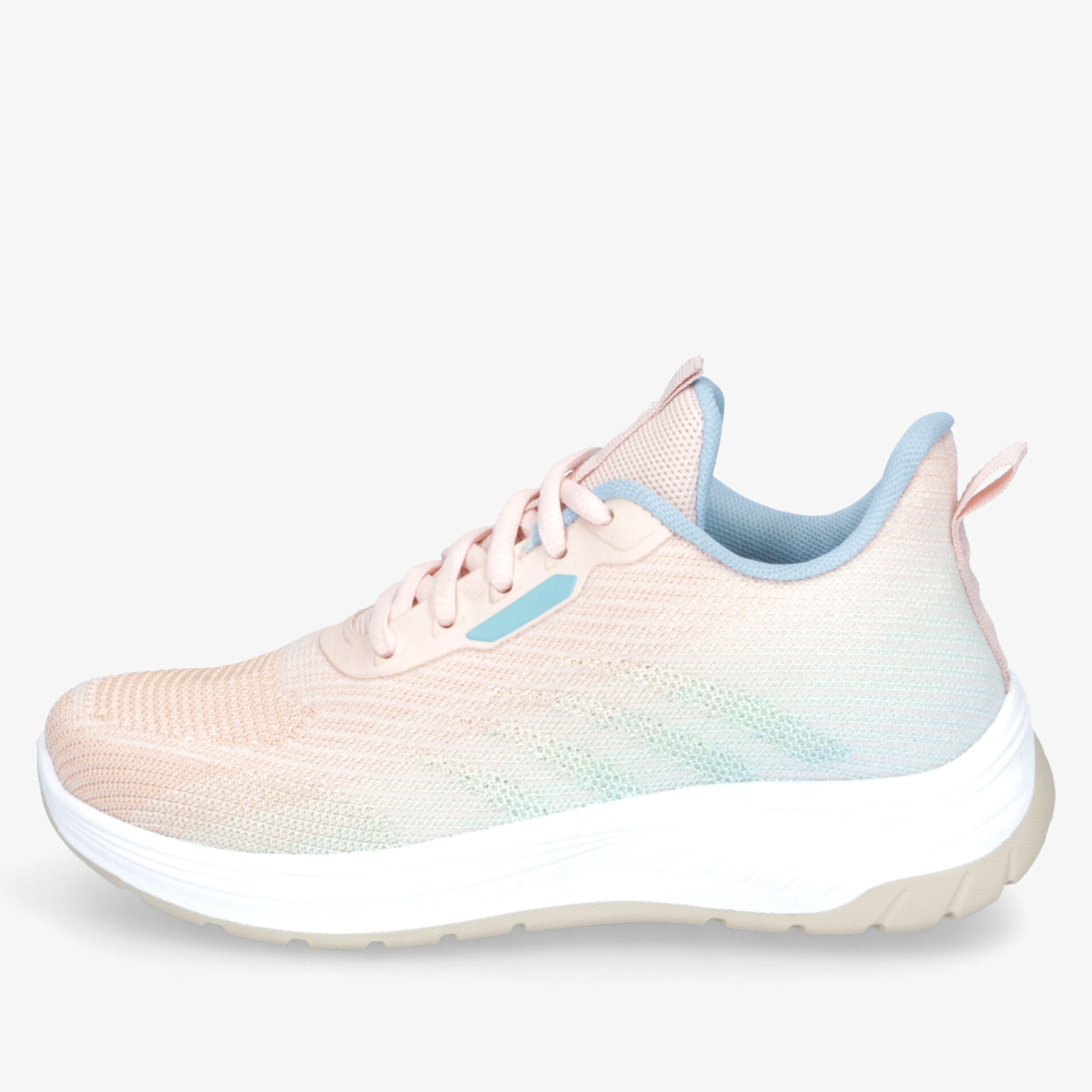 Sportlicher leichter Schuh in Rosa und Weiß mit atmungsaktivem Material und komfortabler Passform