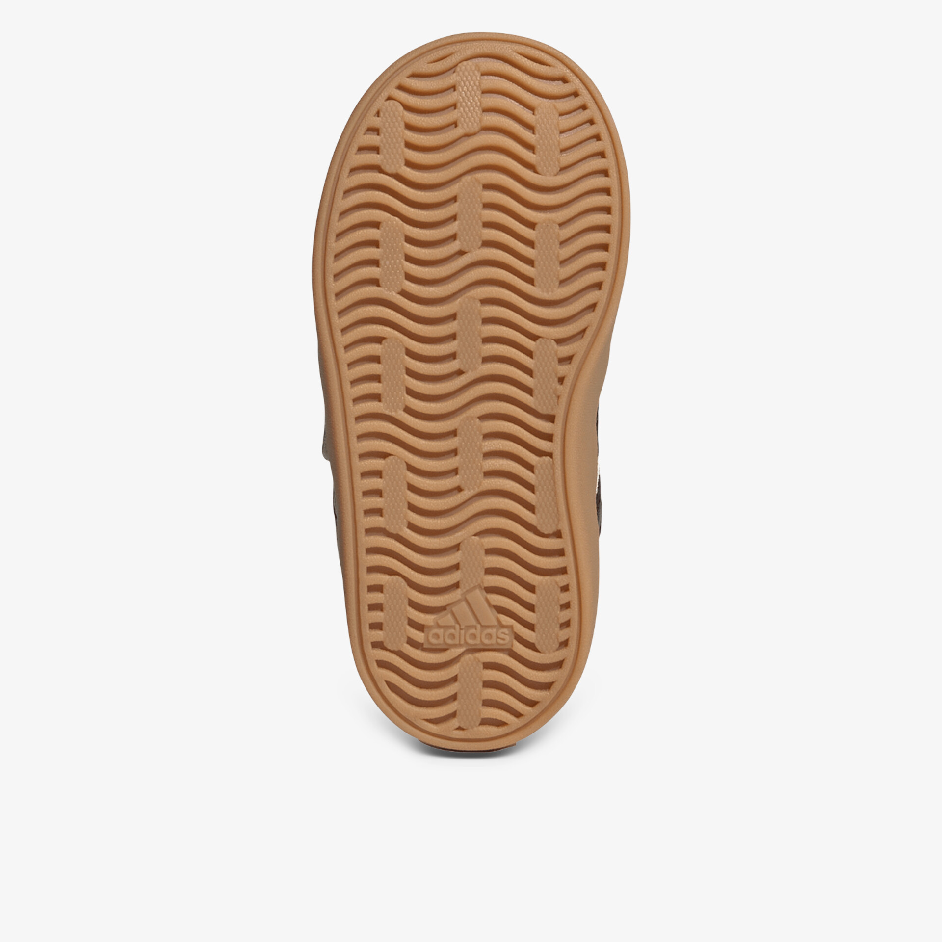 Detailaufnahme der rutschfesten profilierten Schuhsohle für sicheren Halt und Komfort