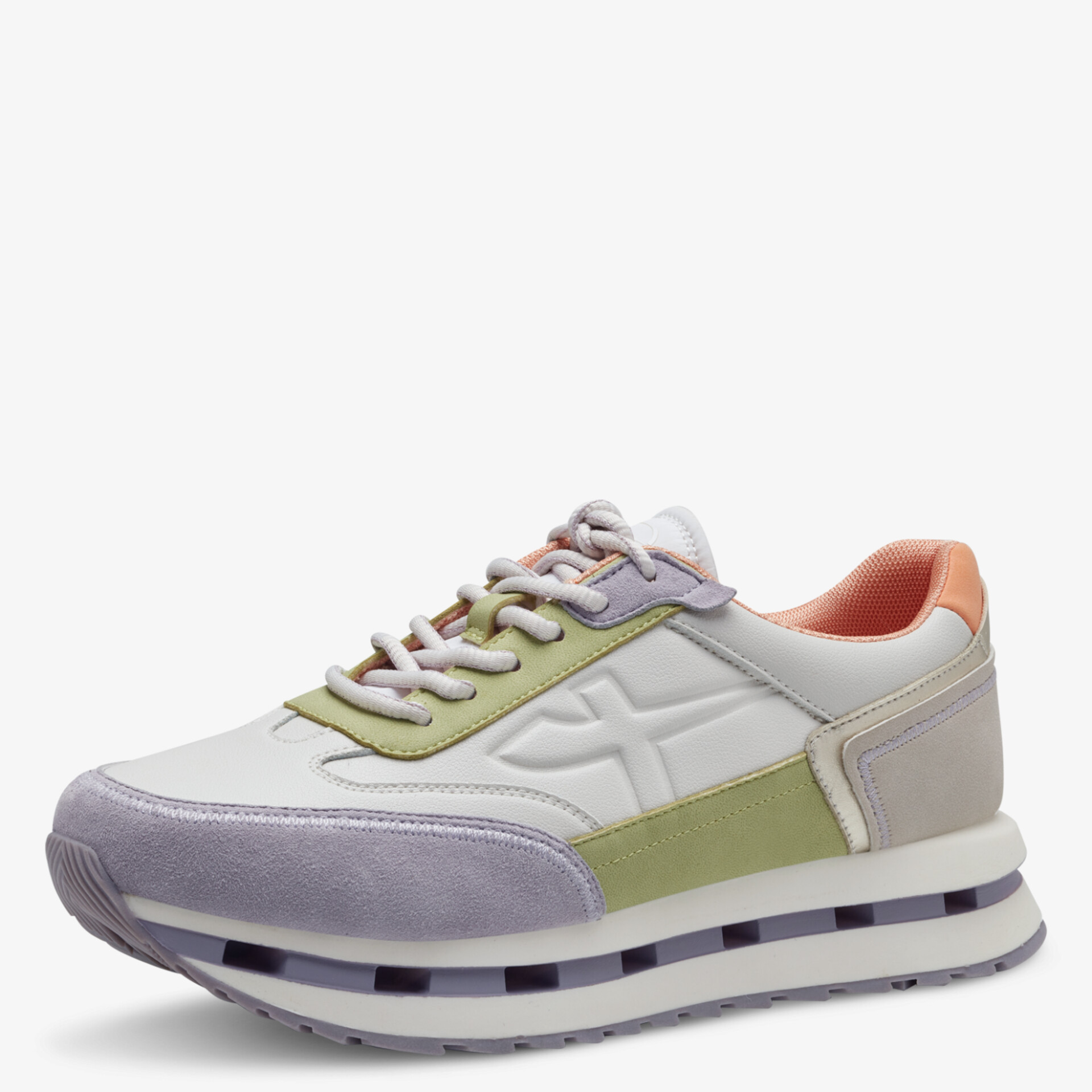 Moderner, bequemer Sneaker mit gedämpfter Sohle, leichter Konstruktion und modischem, mehrfarbigem Design
