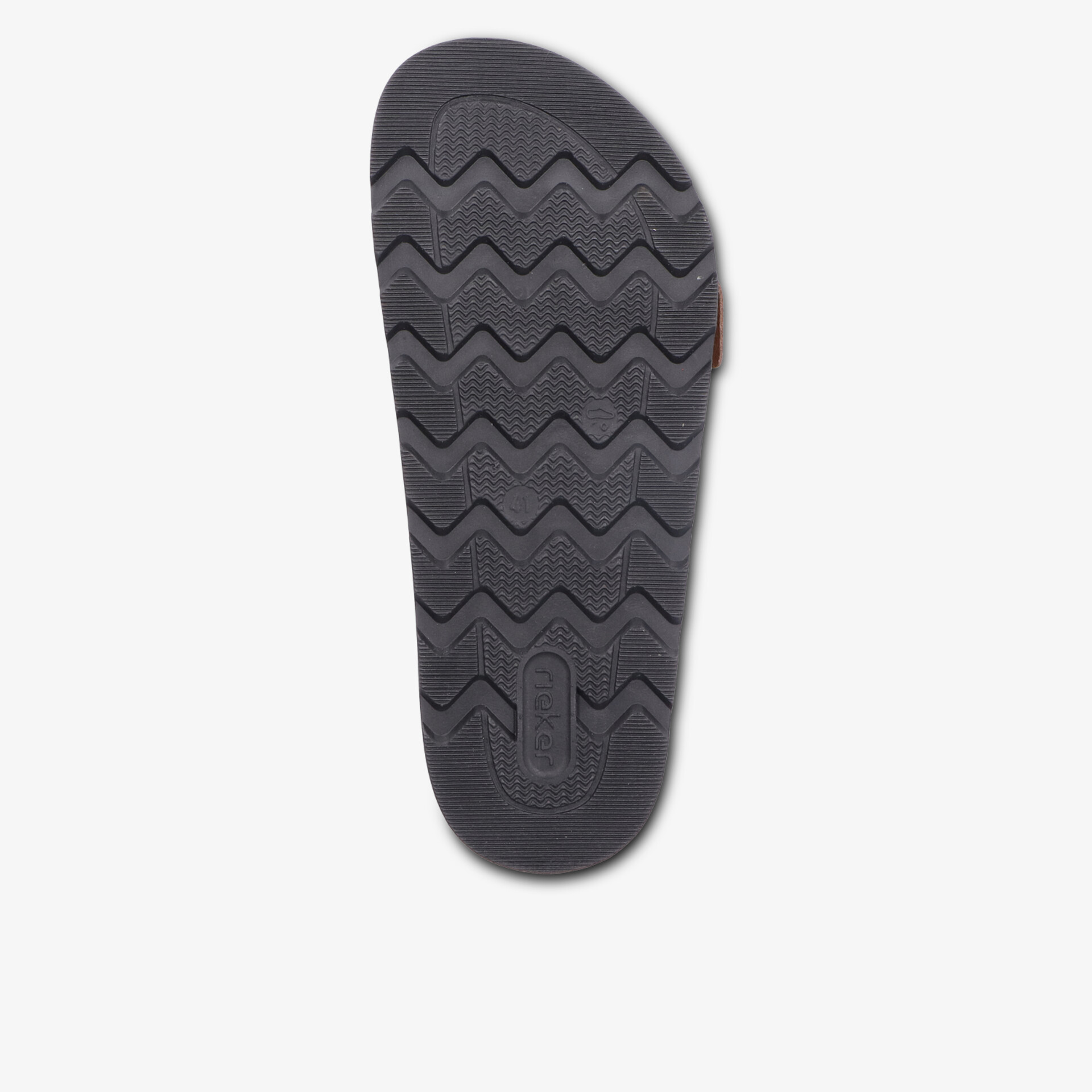 Detailaufnahme einer robusten, rutschfesten Schuhsohle mit flexibler, langlebiger Profilstruktur