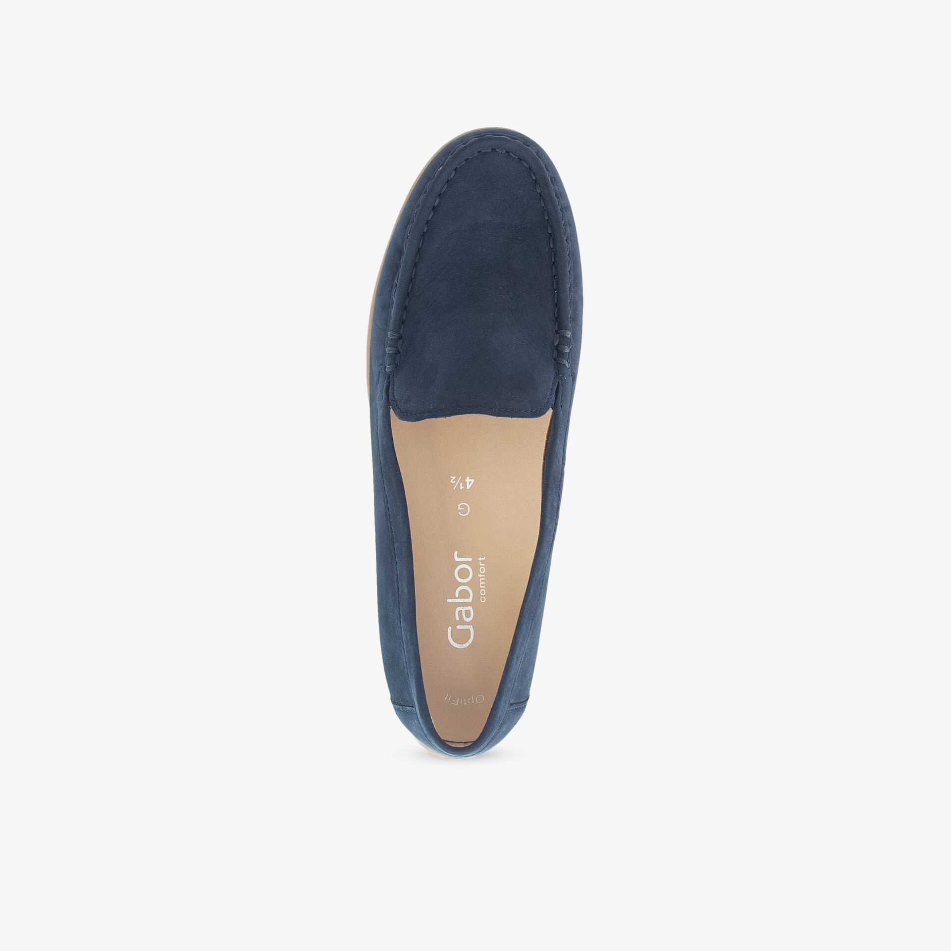 Eleganter blauer Mokassin aus hochwertigem Leder, ideal für Komfort und stilvolle Anlässe.