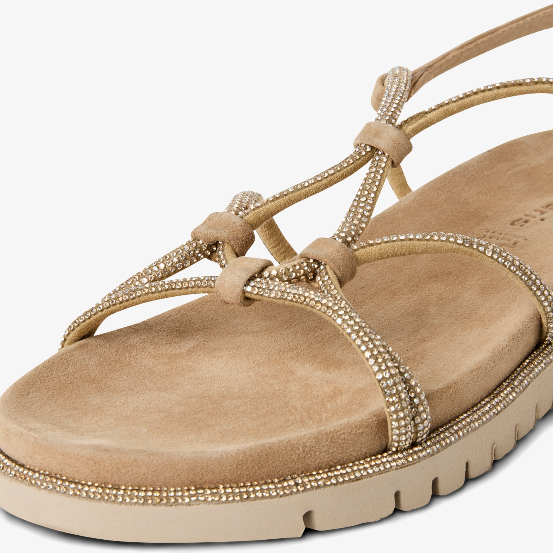 Bequeme Sandale mit weichem Fußbett und modischem Design, ideal für sommerlichen Tragekomfort