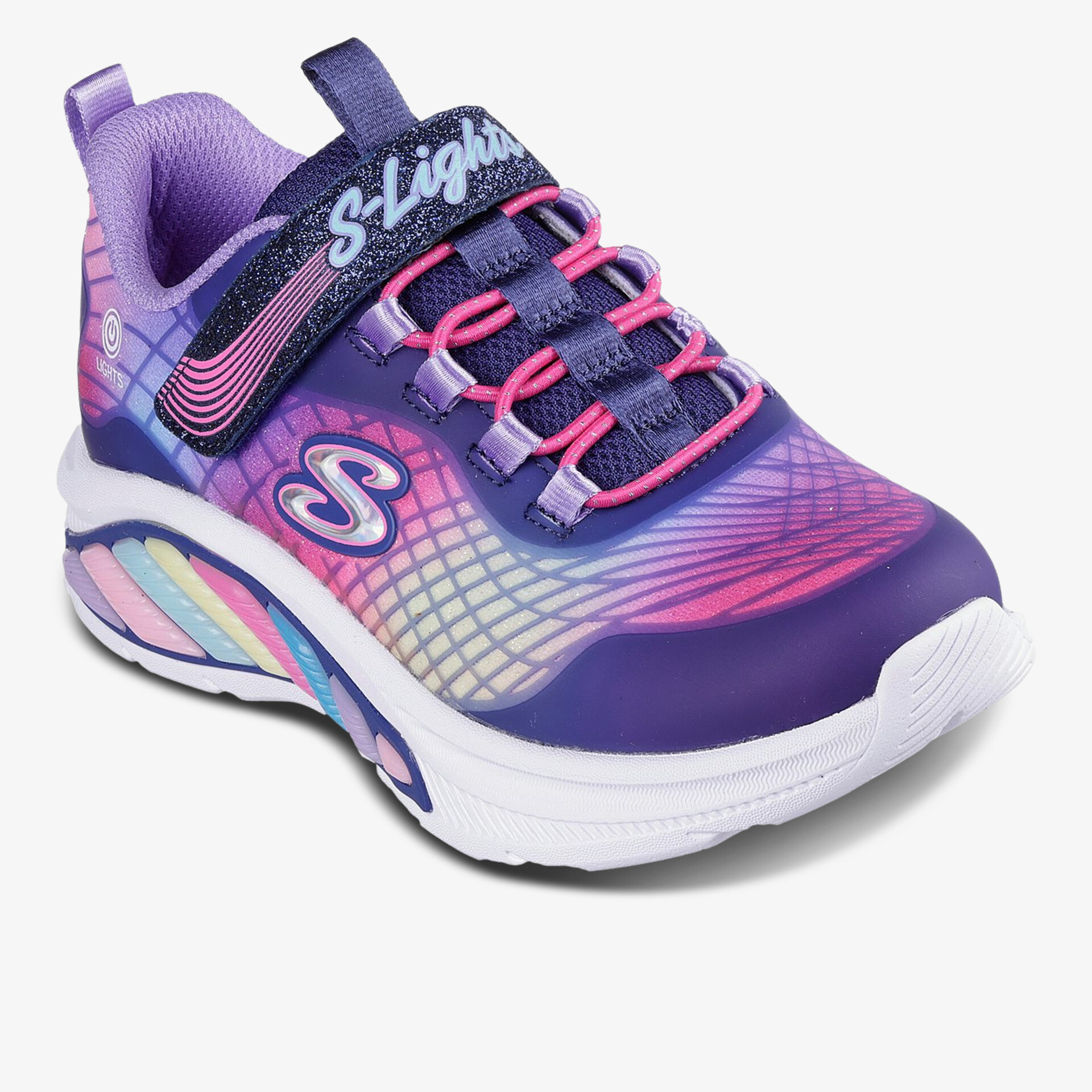 Bunter Sneaker mit bequemer Passform, atmungsaktivem Material und gedämpfter Sohle für hohen Tragekomfort