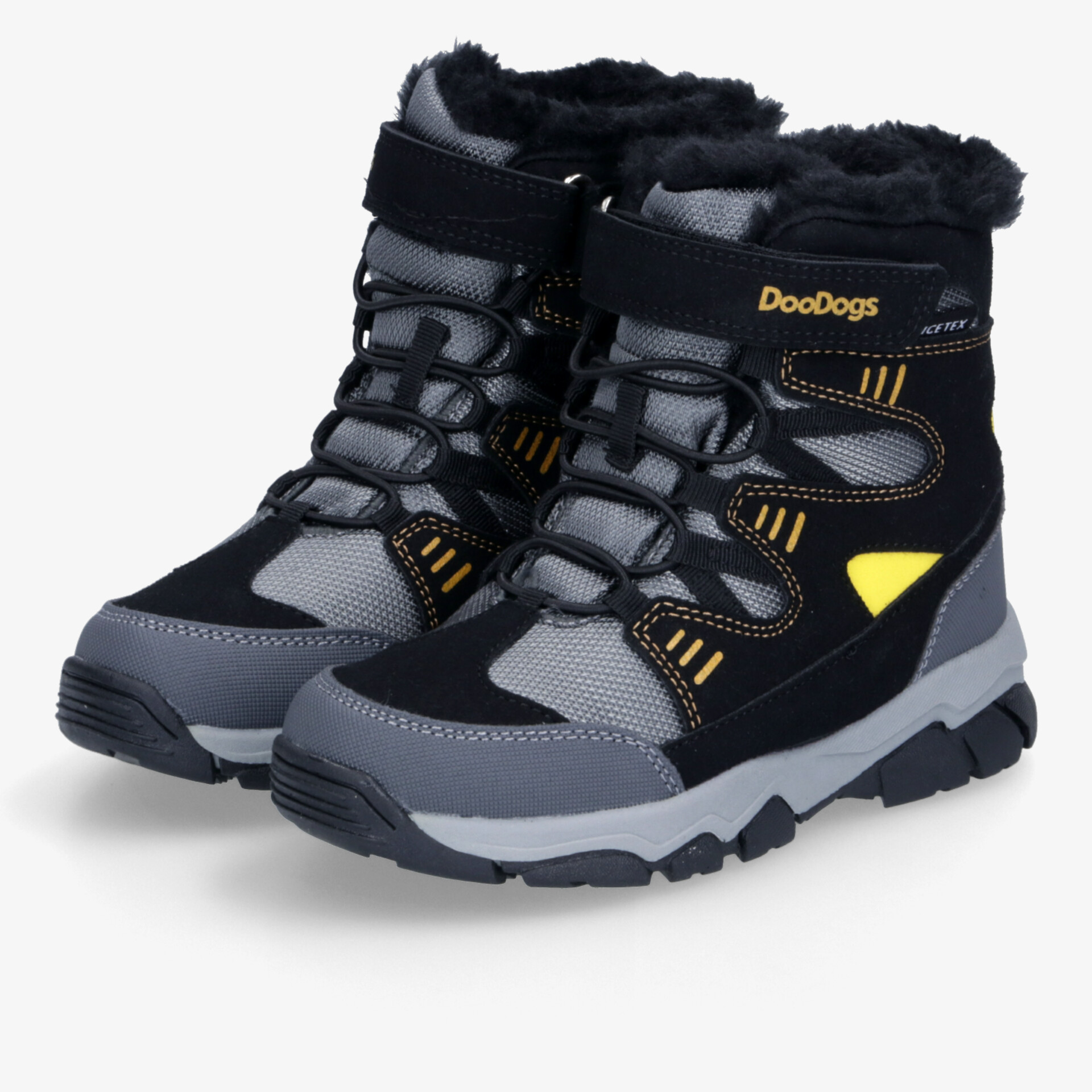 Moderne, robuste Winterstiefel mit rutschfester Sohle und warmem Innenfutter für kalte Tage.