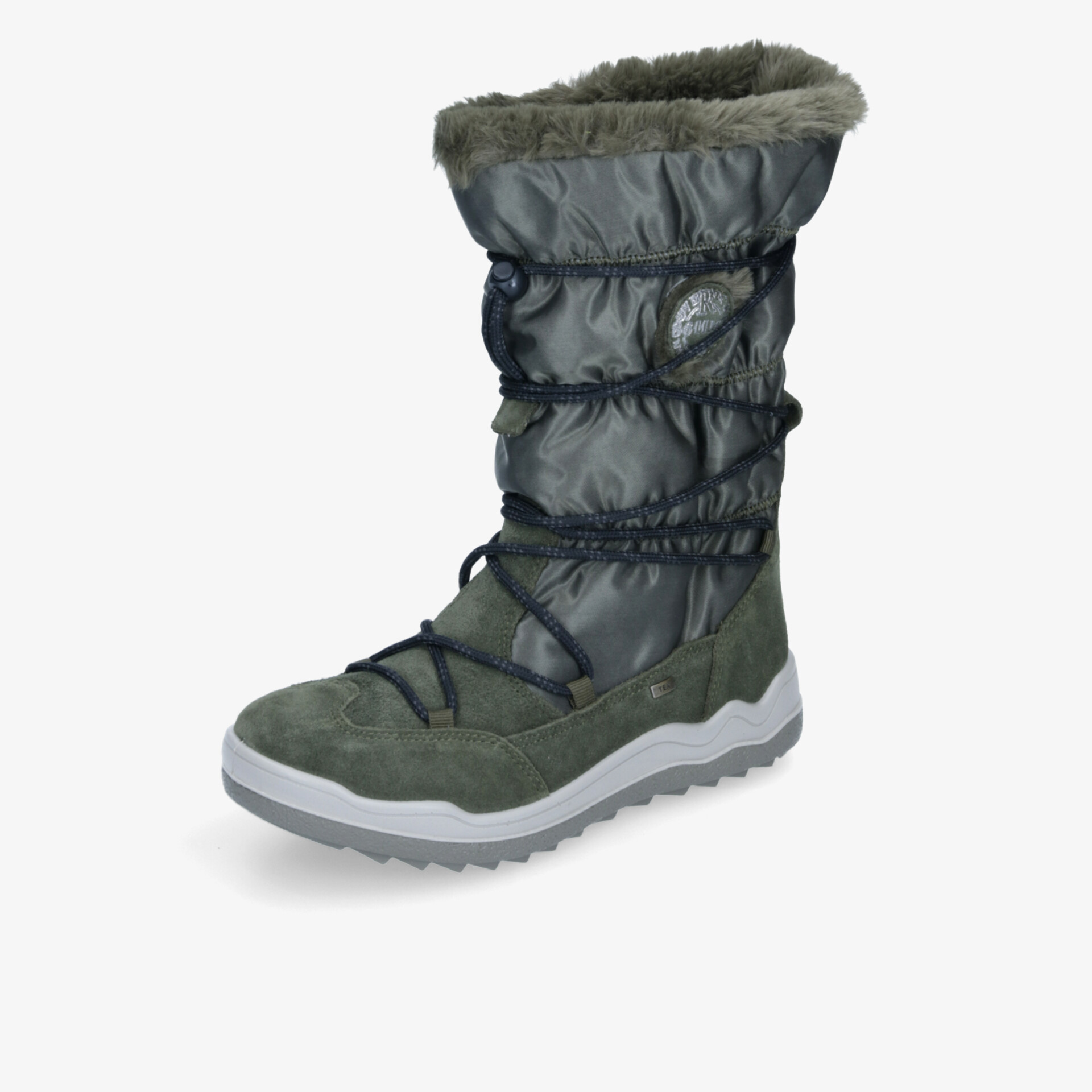 Warmer Winterstiefel mit hohem Schaft, rutschfester Sohle und weichem Innenfutter für komfortablen Halt