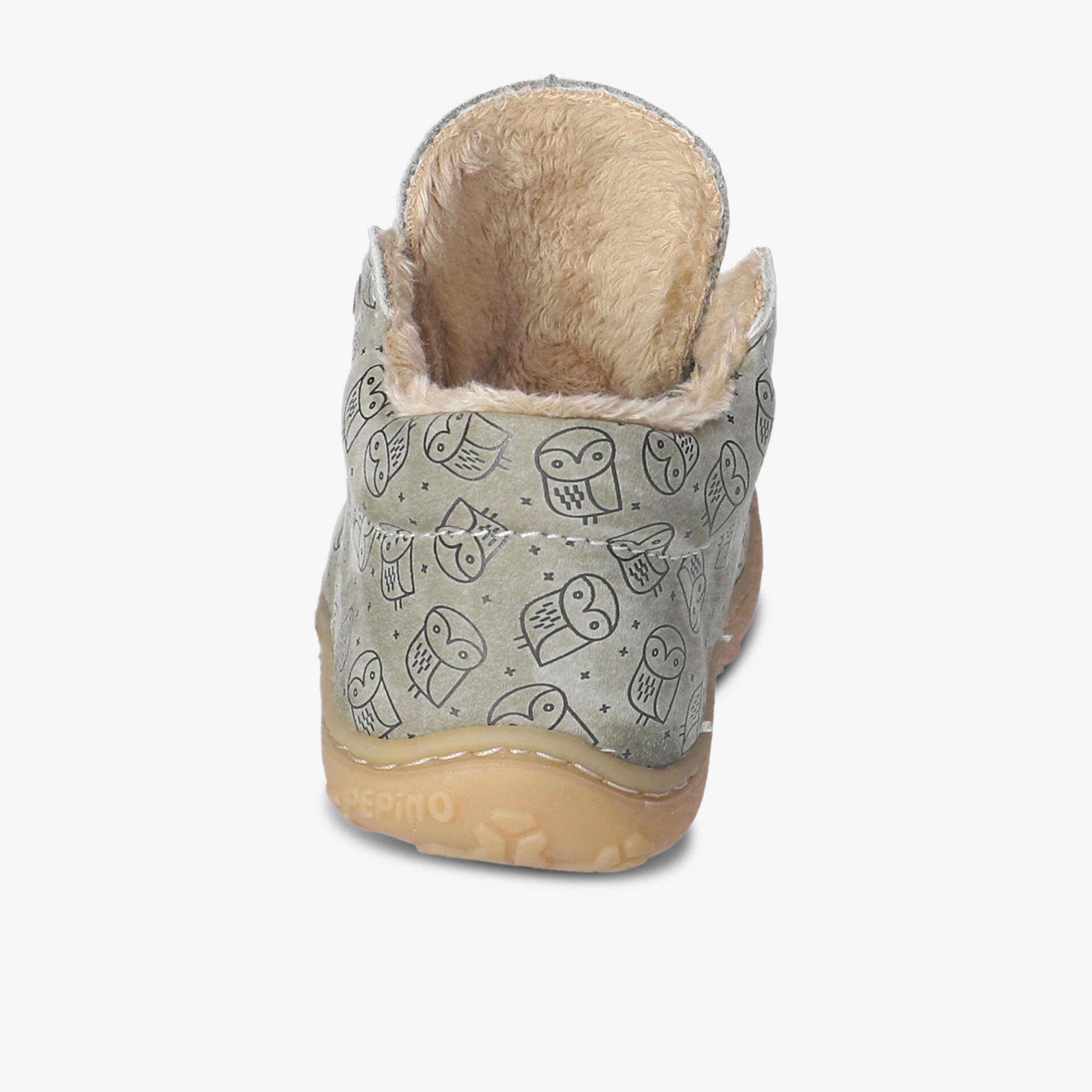 Bequemer Kinderstiefel mit Eulenmuster und rutschfester Sohle bietet ultimativen Komfort und Wärme.