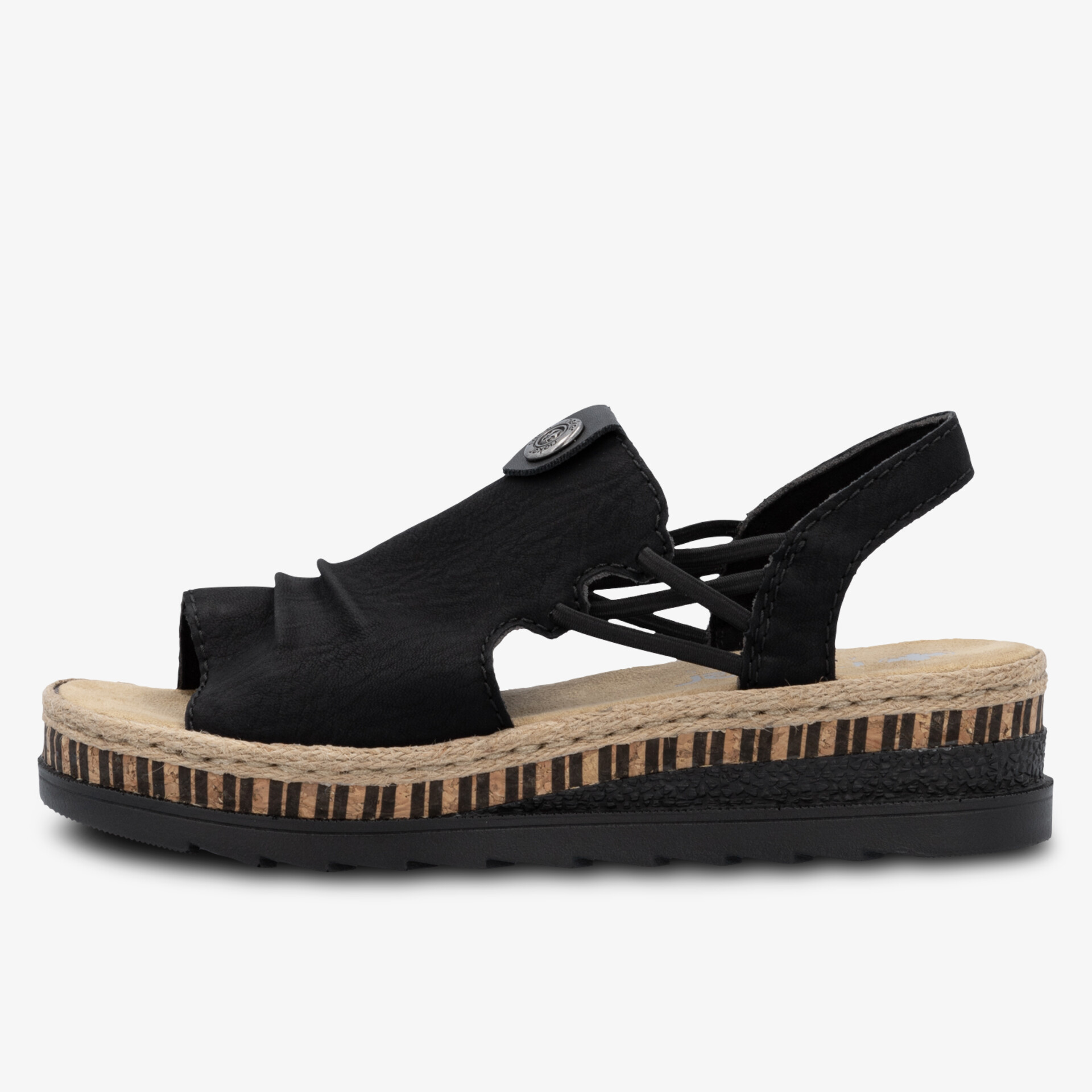 Leichte und bequeme Sandale mit flexibler Sohle und luftigen Details für optimalen Tragekomfort im Sommer